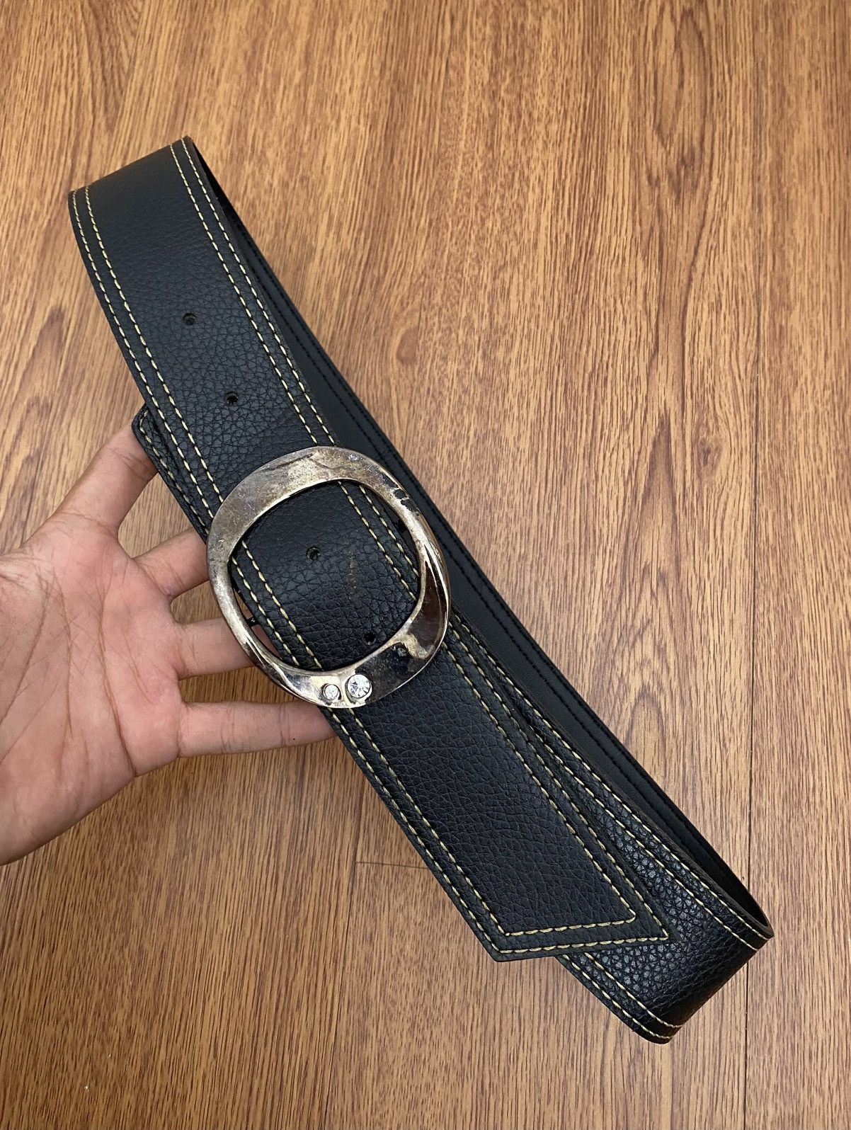 If Six Was Nine Wide O buckle belt Size ONE SIZE - 3 Thumbnail