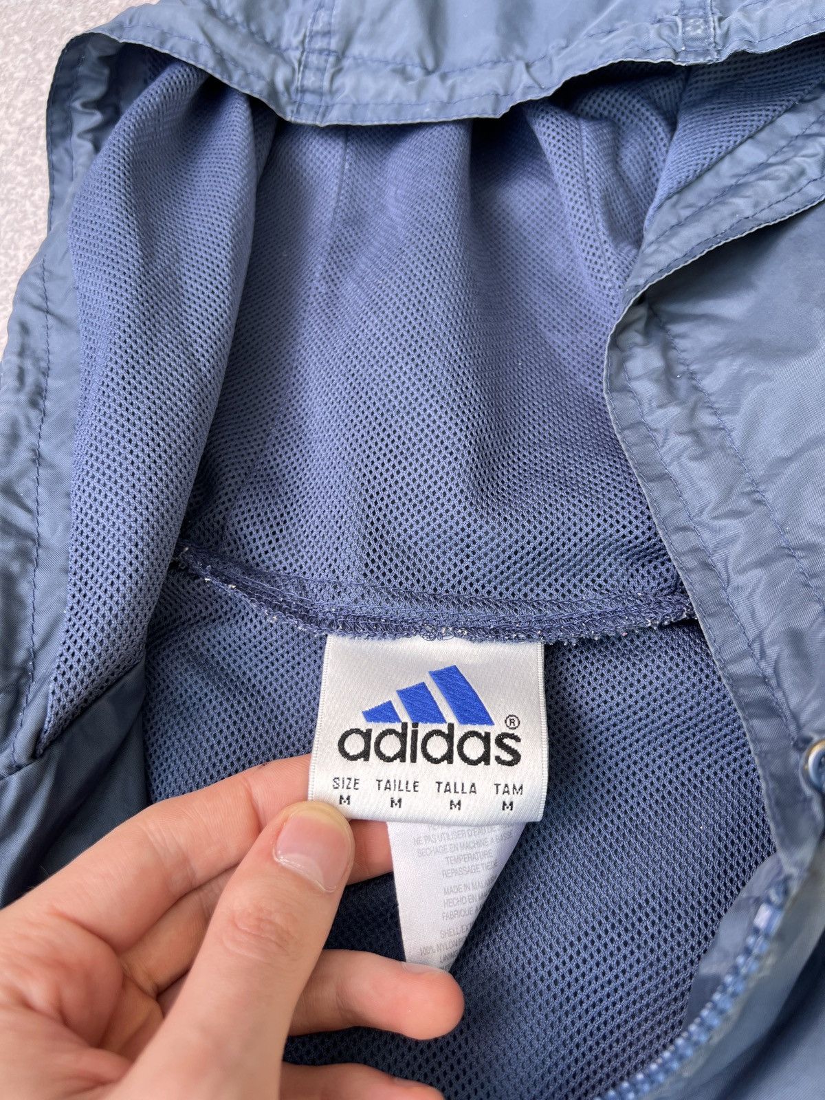 Adidas × Vintage Vintage Adidas Streetwear 90s style blue jacket Size US M / EU 48-50 / 2 - 10 Thumbnail