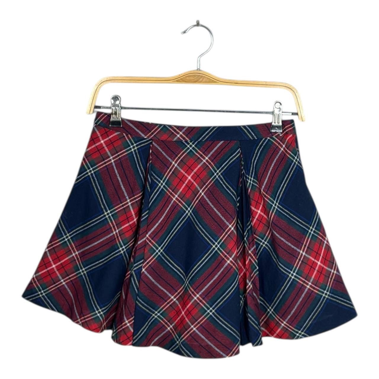 Burberry Burberry Blue Label Nova Check Pleated Mini Skirt Size 36 Size 28" / US 6 / IT 42 - 2 Thumbnail