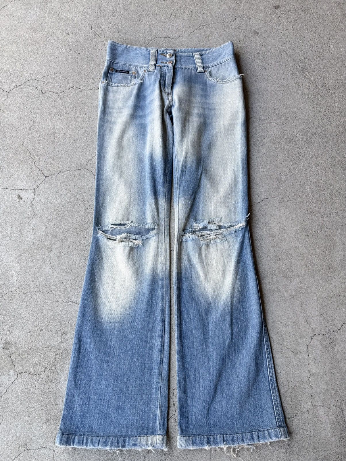 Dolce Gabbana Flared Jeans | Grailed