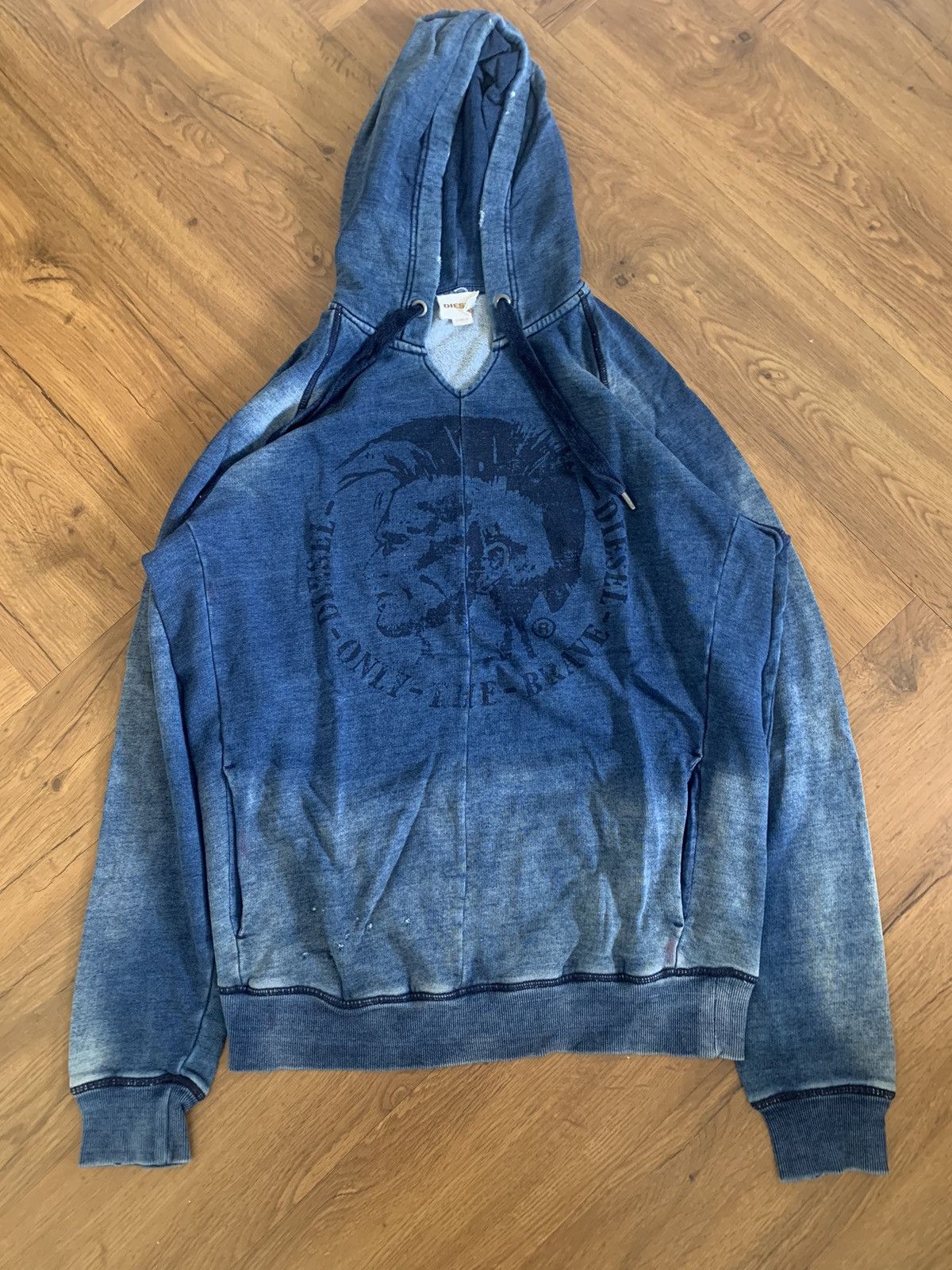 Diesel × If Six Was Nine × Le Grande Bleu (L.G.B.) DIESEL HOODIE Big logo Size US L / EU 52-54 / 3 - 3 Thumbnail