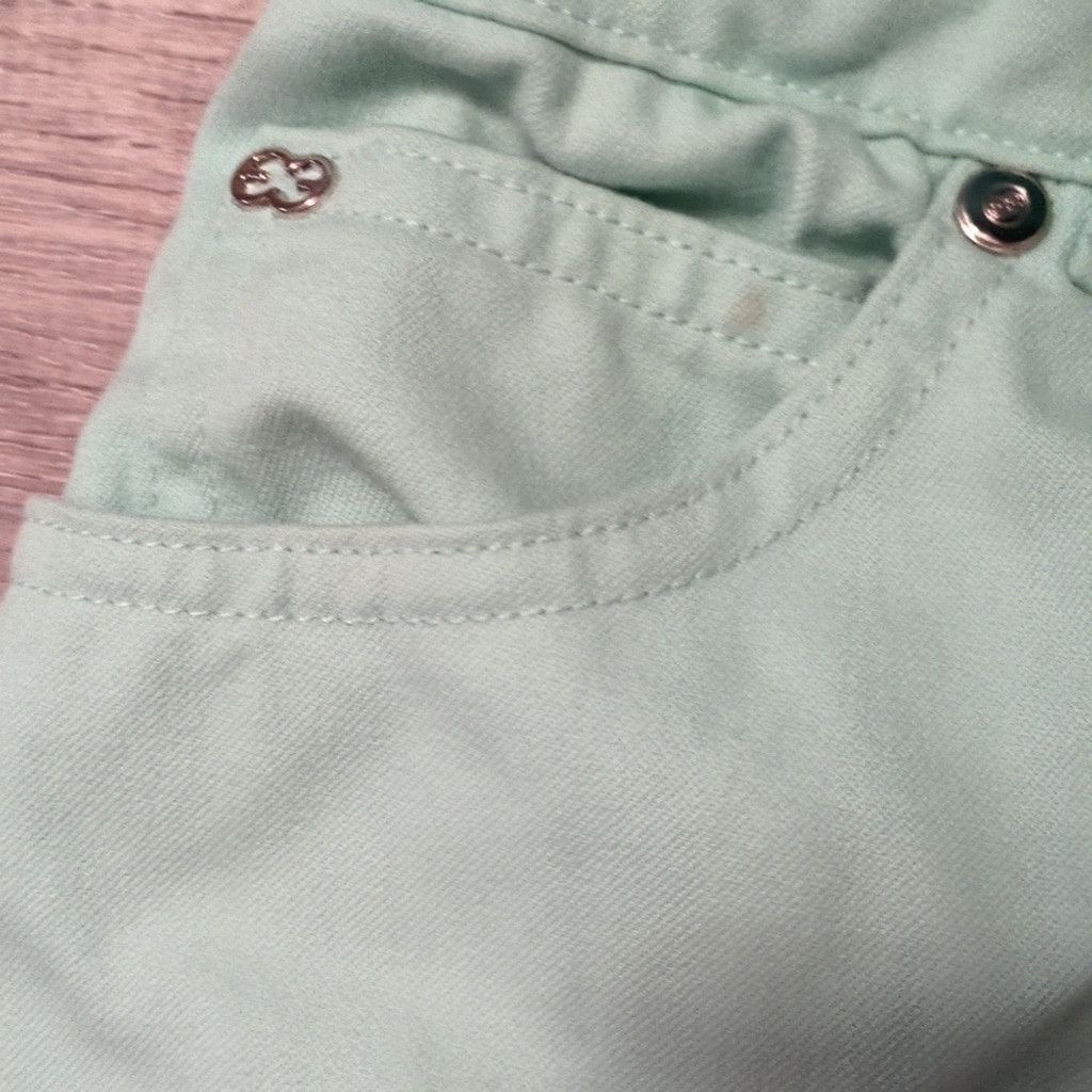 Escada Escada Mint Green Pants Size 38 Size 30" / US 8 / IT 44 - 2 Thumbnail