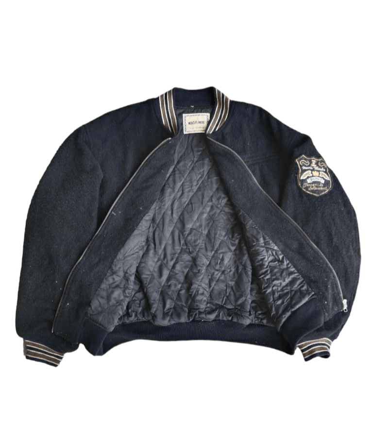Men's Wearhouse × Vintage True Vintage 1966 Men's Flandre Big Logo Bomber Jacket Size US XL / EU 56 / 4 - 2 Thumbnail
