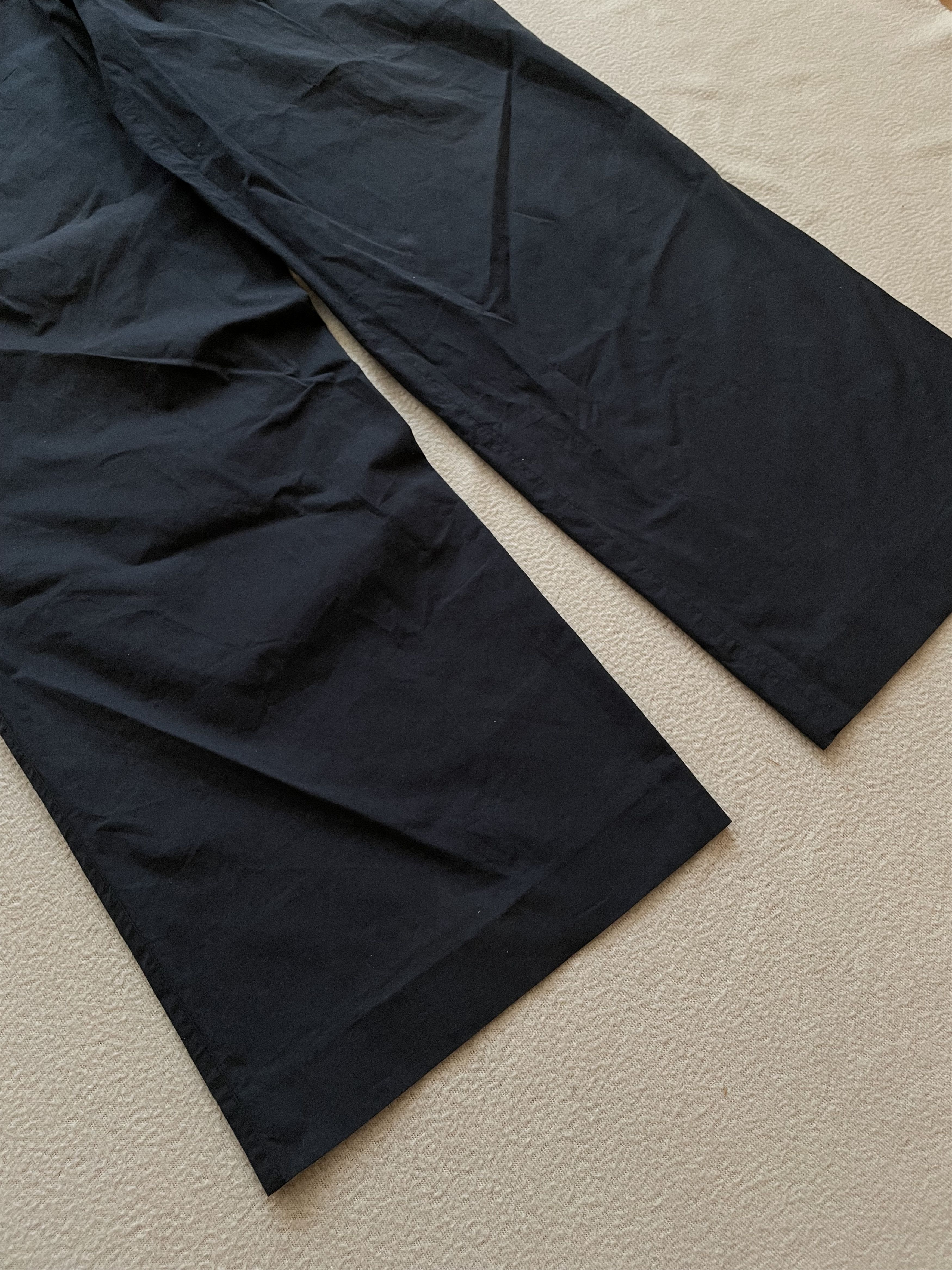 Loro Piana Rare! Loro Piana Wide Trousers Navy Pants Size 40" / US 18 - 2 Thumbnail
