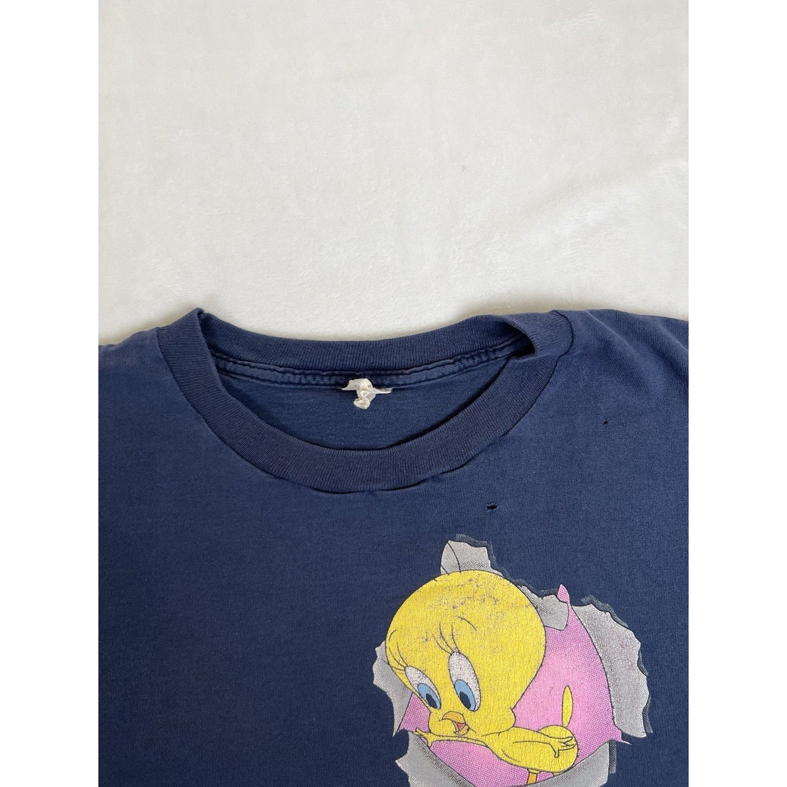 Vintage Vintage Looney Tunes Tweety & Sylvester 90s 1993 Single Stit Size US L / EU 52-54 / 3 - 6 Thumbnail