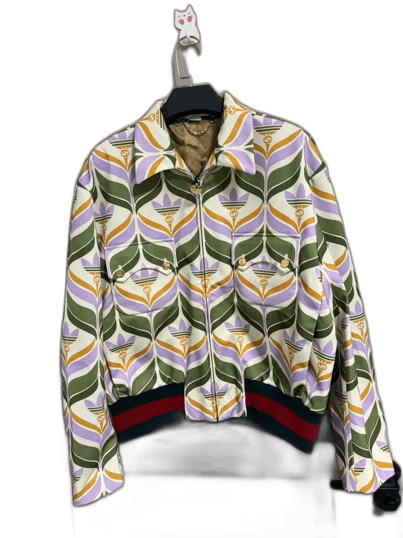 Gucci Gucci x Adidas printed jacket Size US S / EU 44-46 / 1 - 1 Thumbnail