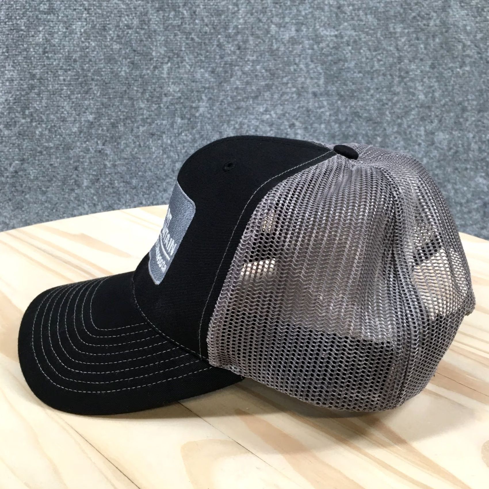 Vintage Spirit Mountain Richardson Trucker Hat Unisex Black OS Adjustable Embroidered Size ONE SIZE - 5 Thumbnail