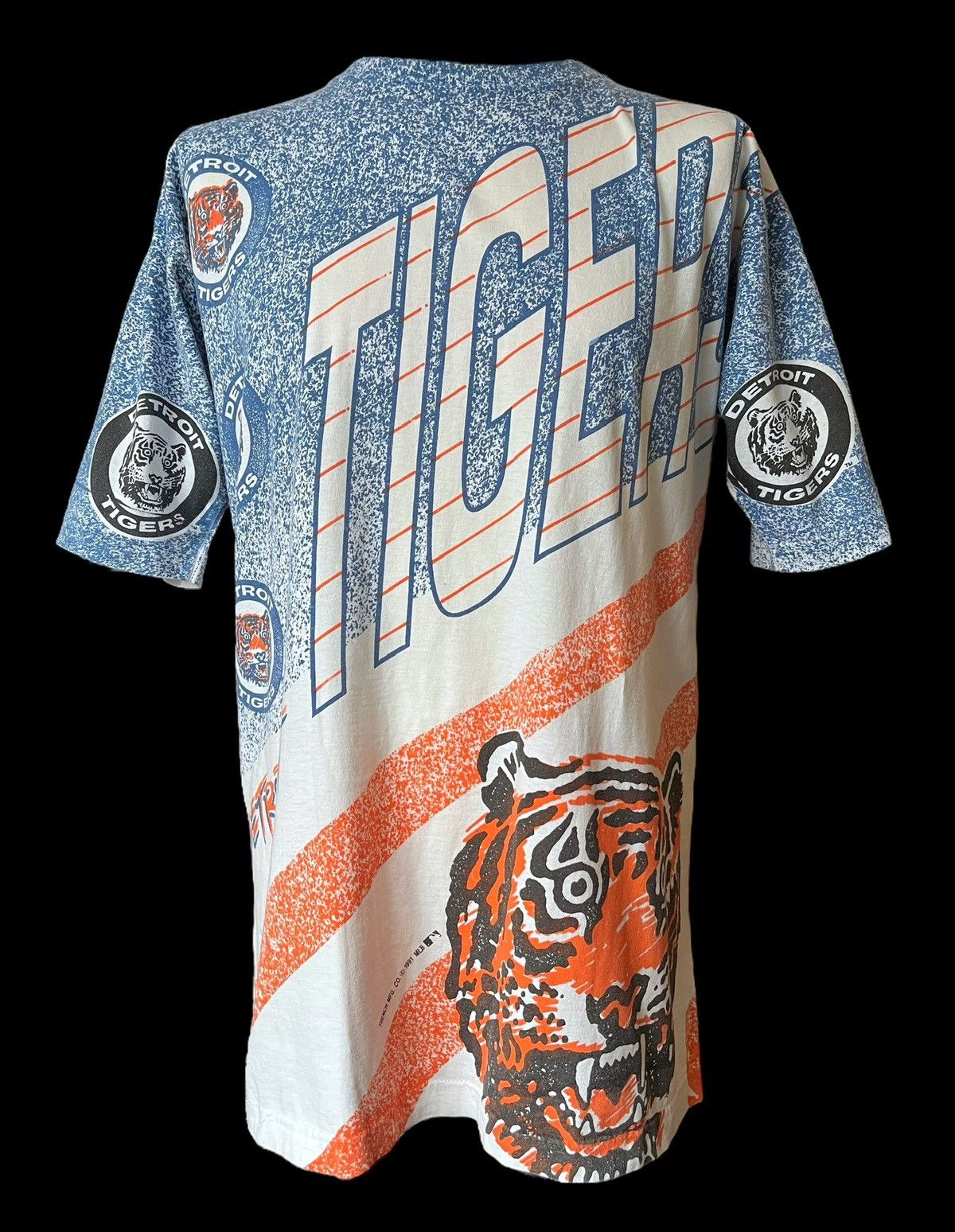 MLB × Vintage 1991 Detroit Tigers Trench Americas Favourites T shirt L Size US L / EU 52-54 / 3 - 1 Thumbnail
