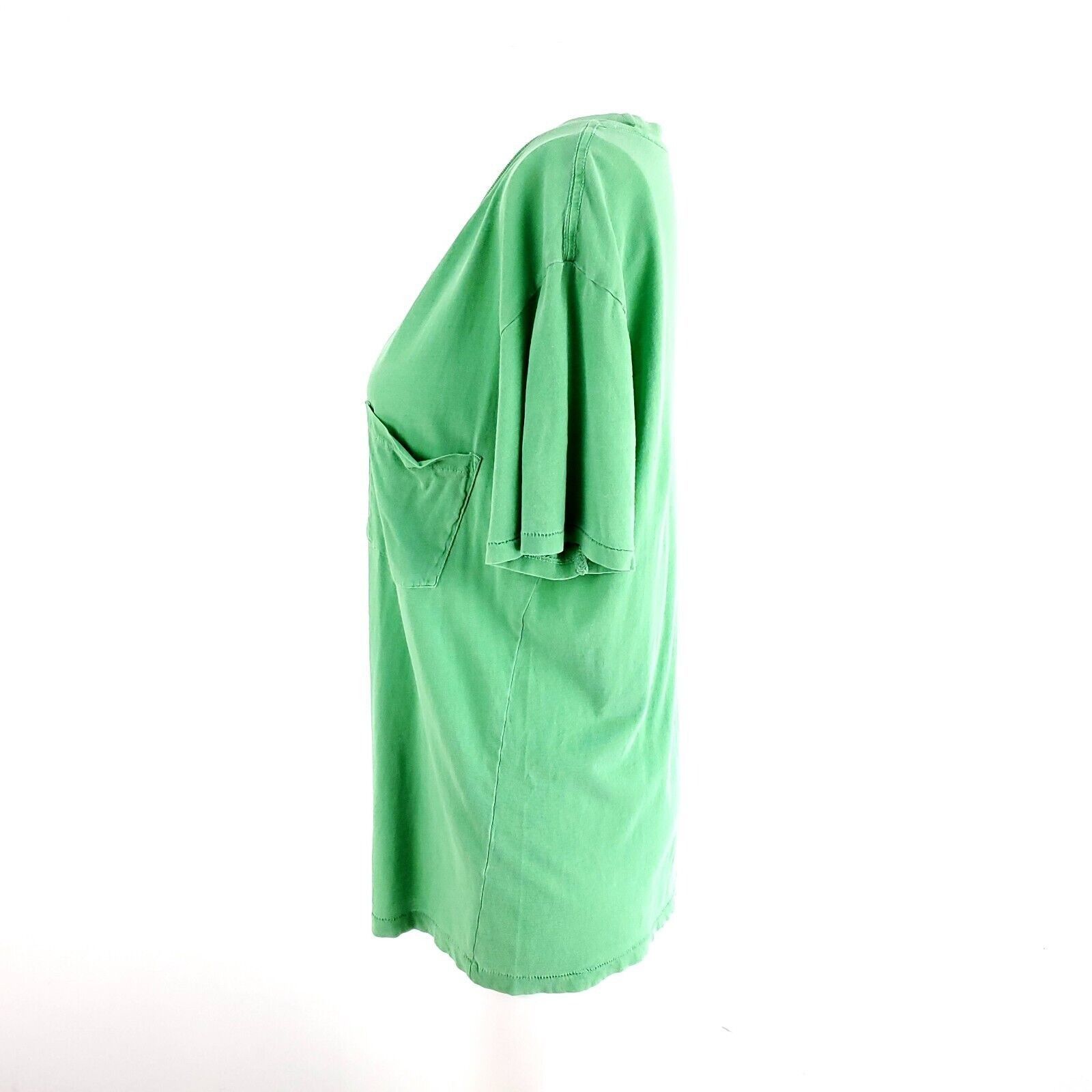 J.Crew J Crew Medium Scoop Neck Pocket Front Green Short Sleeve T S Size M / US 6-8 / IT 42-44 - 2 Thumbnail
