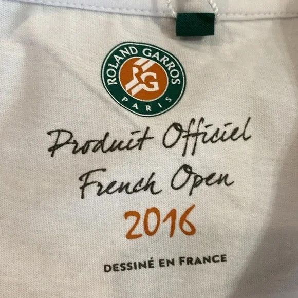Other Roland Garros French Open Paris 2016 White XL Size US XL / EU 56 / 4 - 5 Thumbnail