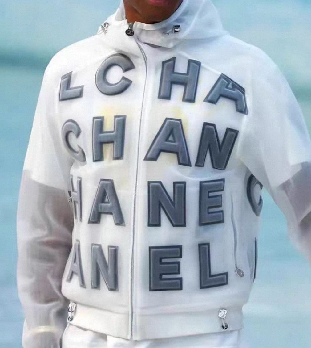 Chanel Chanel Embossed letter logo transparent windbreaker jacket Size XXS / US 00 / IT 34 - 10 Thumbnail