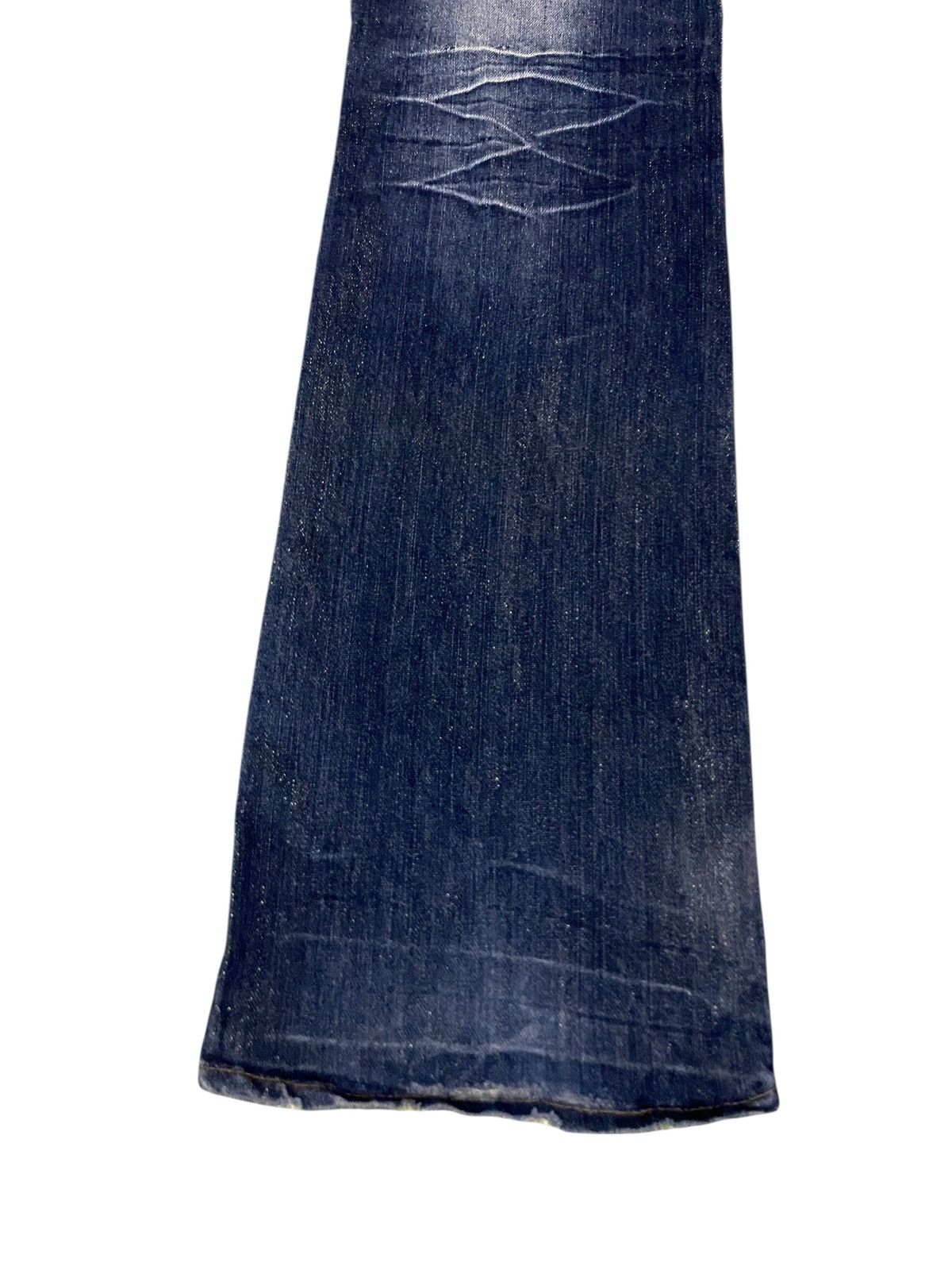 Tornado Mart Vintage Japanese Brand The Root Three Flared Jeans 1990s Size US 34 / EU 50 - 9 Thumbnail