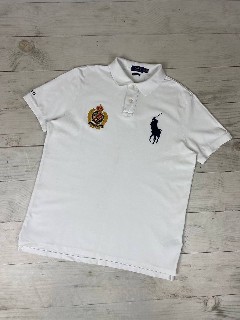 Polo Ralph Lauren Vintage Polo Ralph Lauren Big Logo Rugby Polo Shirt ...