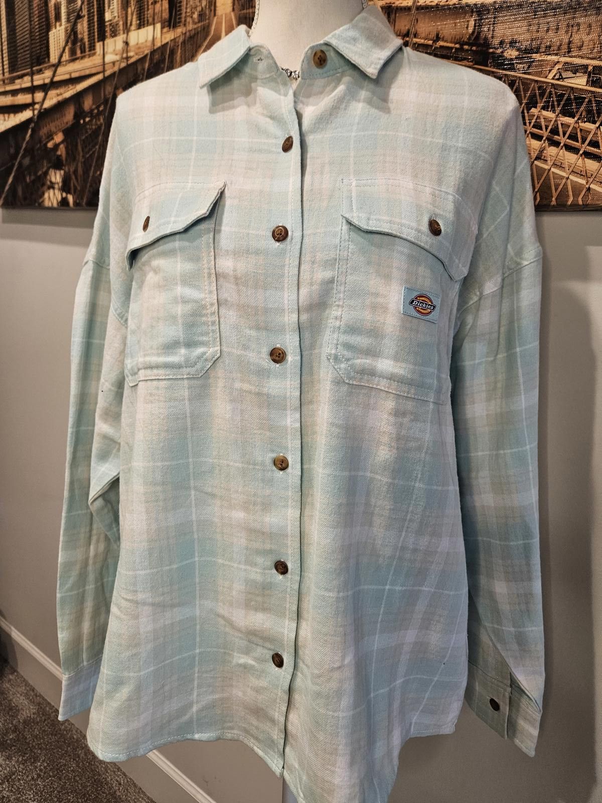 Dickies Dickies Plaid Long Sleeve Shirt #186 Size US M / EU 48-50 / 2 - 1 Thumbnail