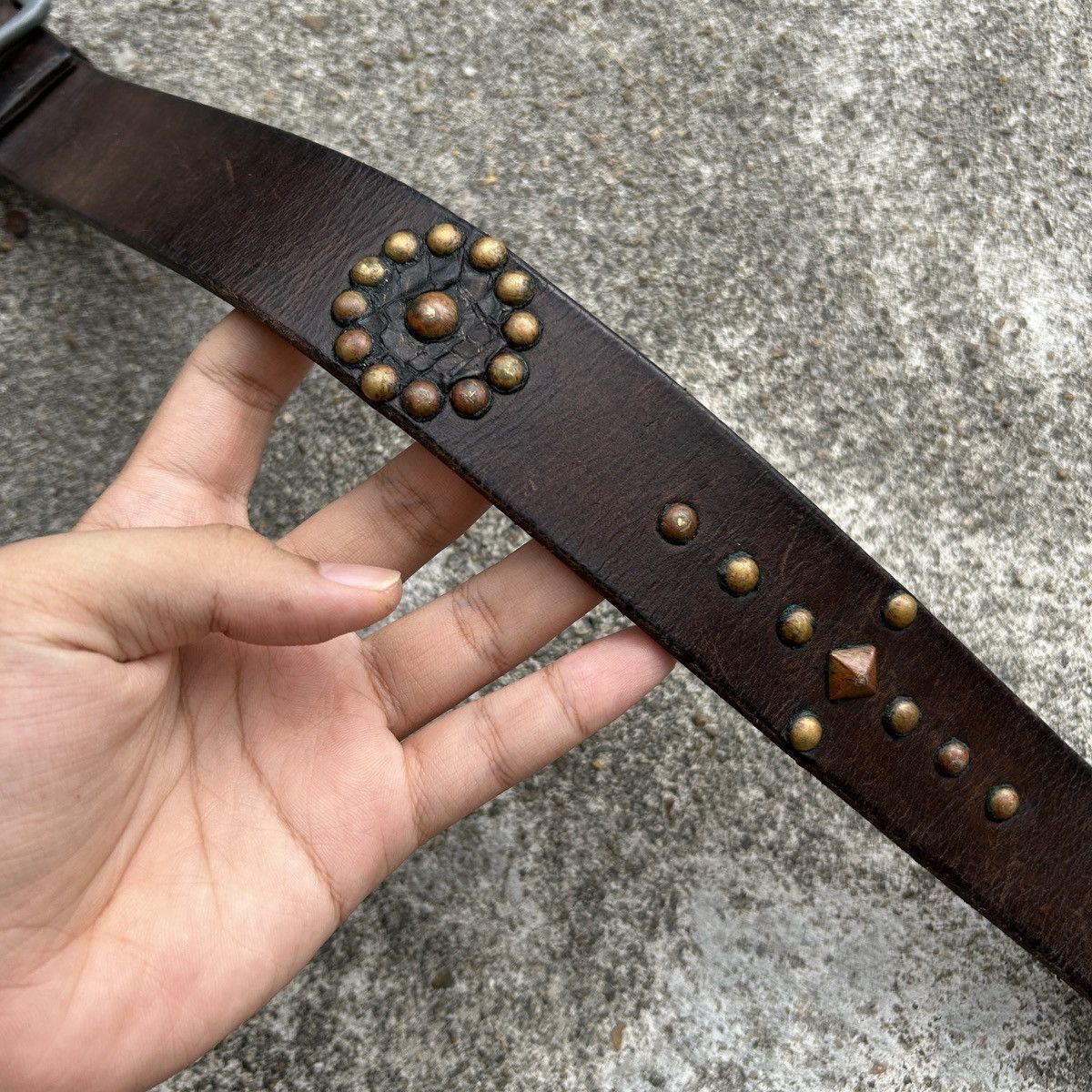 Diesel Vintage Diesel Design studded leather belt Size ONE SIZE - 12 Thumbnail