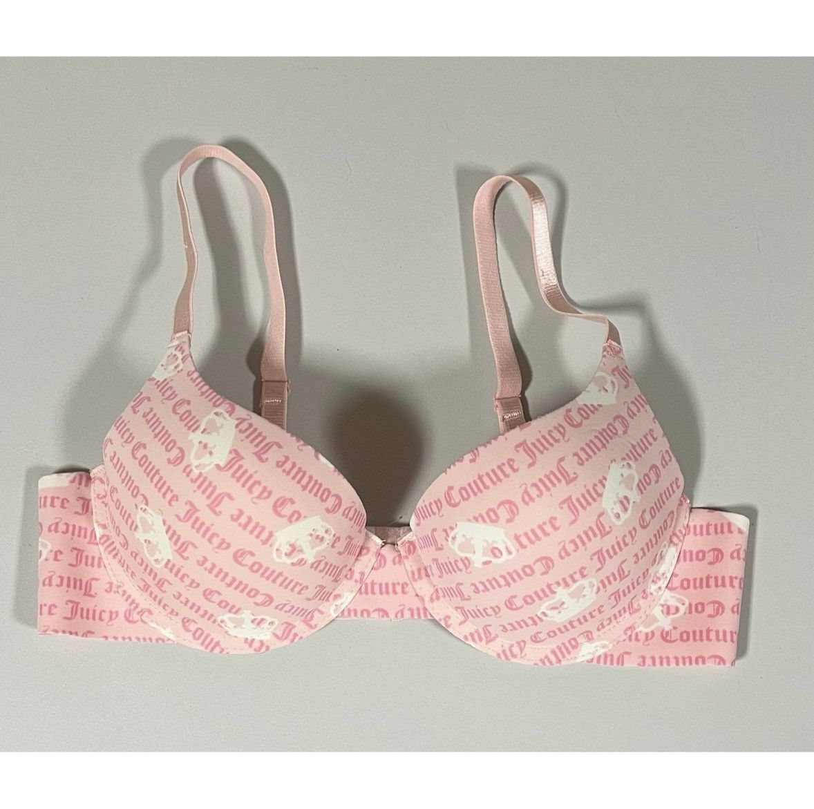 Juicy Couture Juicy Couture Pink Crown Bra Bralette Lingerie Size 34B 🎀✨ Size ONE SIZE - 2 Thumbnail
