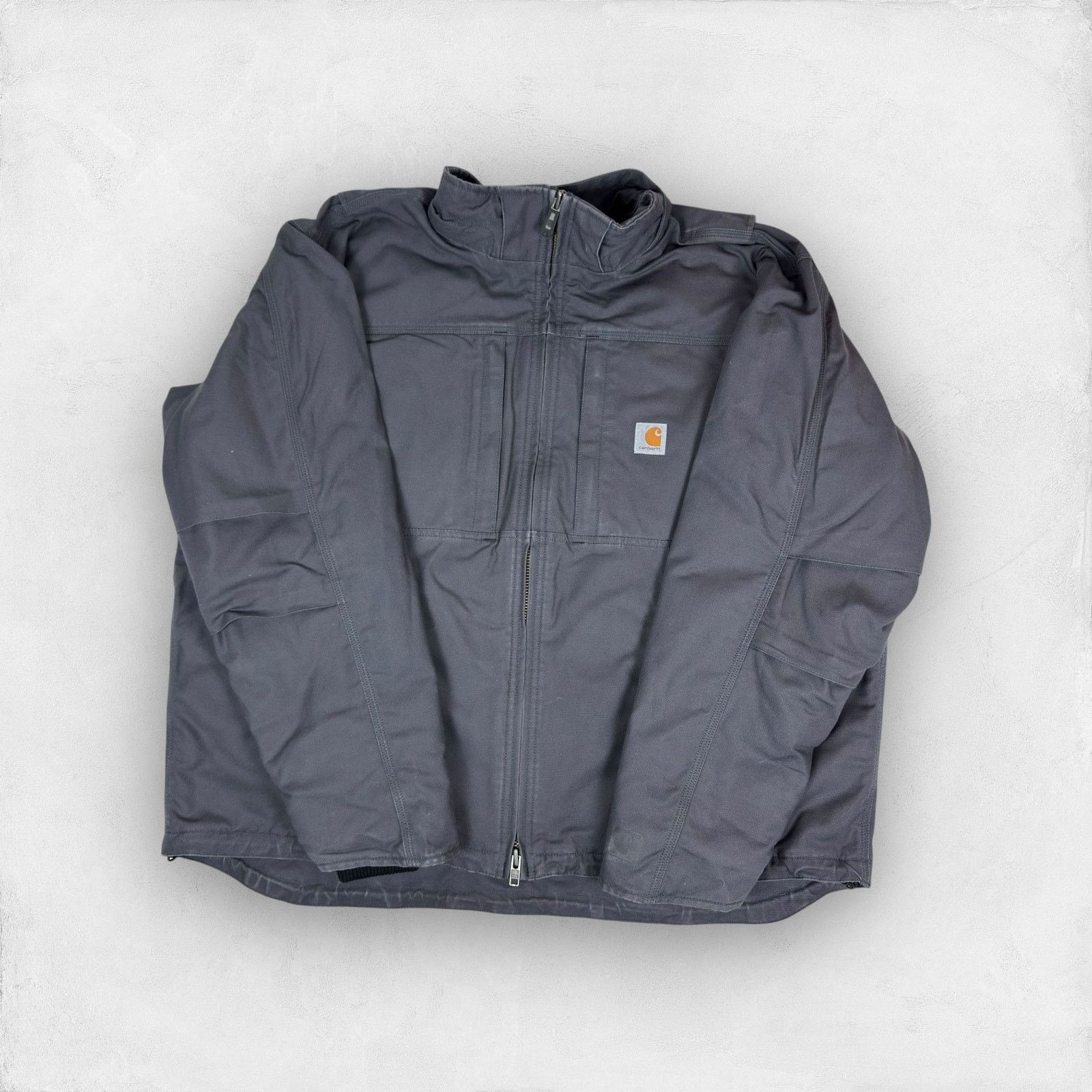Carhartt Carhartt Mens Gray Loose Fit Quick Duck Insulated Jacket 2XL Size US XXL / EU 58 / 5 - 1 Thumbnail