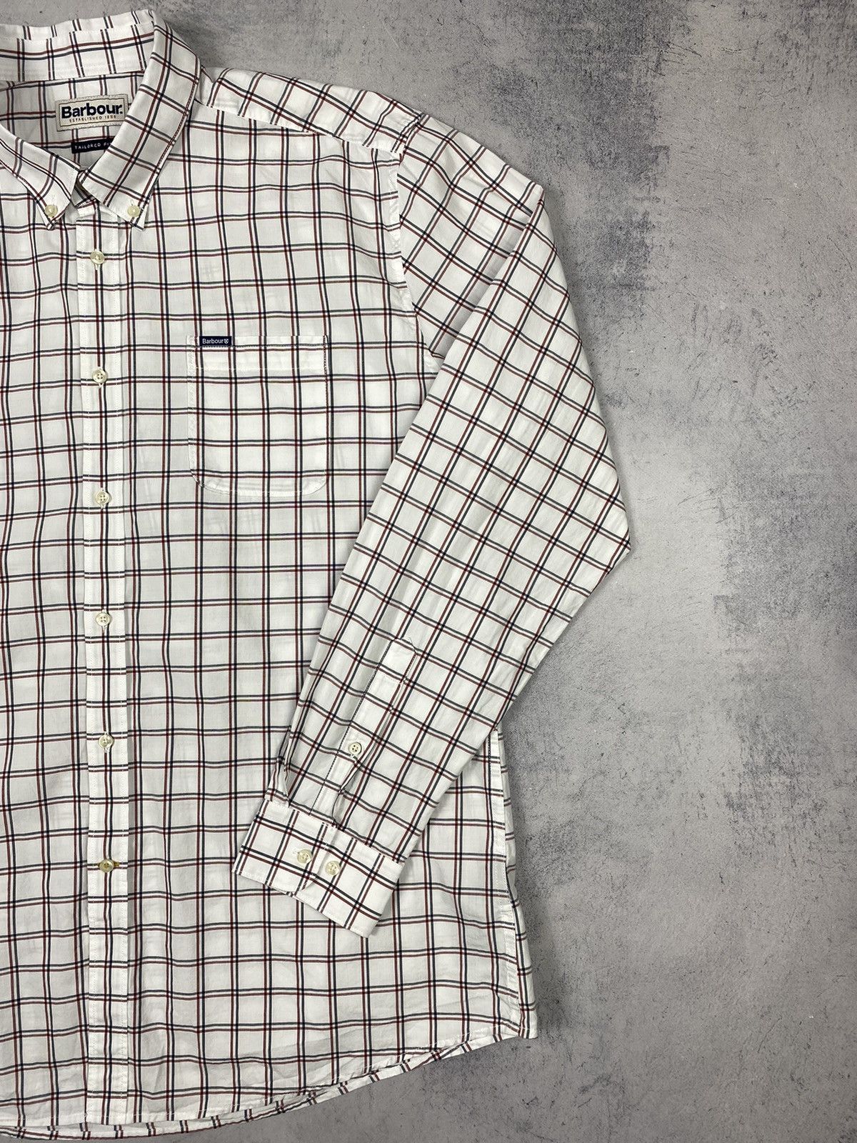Barbour Barbour Checkered Long Sleeve Button Up Shirt Size US XL / EU 56 / 4 - 3 Thumbnail