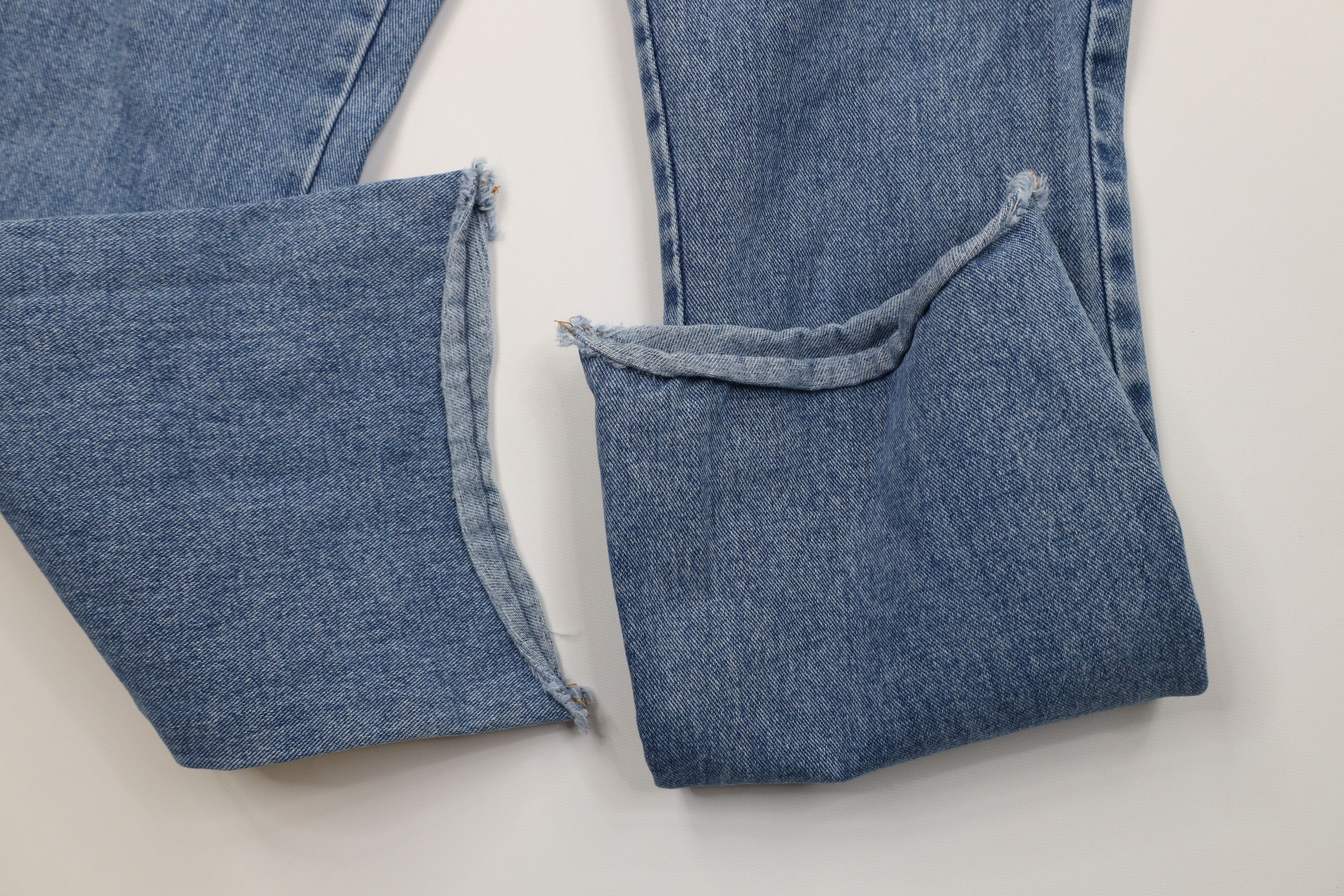 Vintage Vintage 90s Y2K Streetwear Babydoll Flared Denim Jeans Size 30" / US 8 / IT 44 - 6 Thumbnail