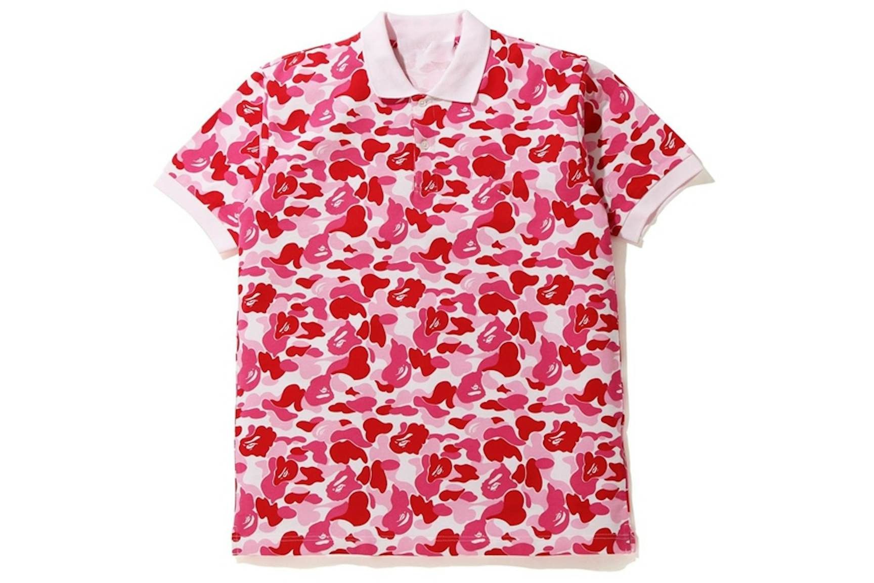 Designer Pink Camo Polo – Bold Pattern, Unexpected Attitude Size US L / EU 52-54 / 3 - 1 Thumbnail