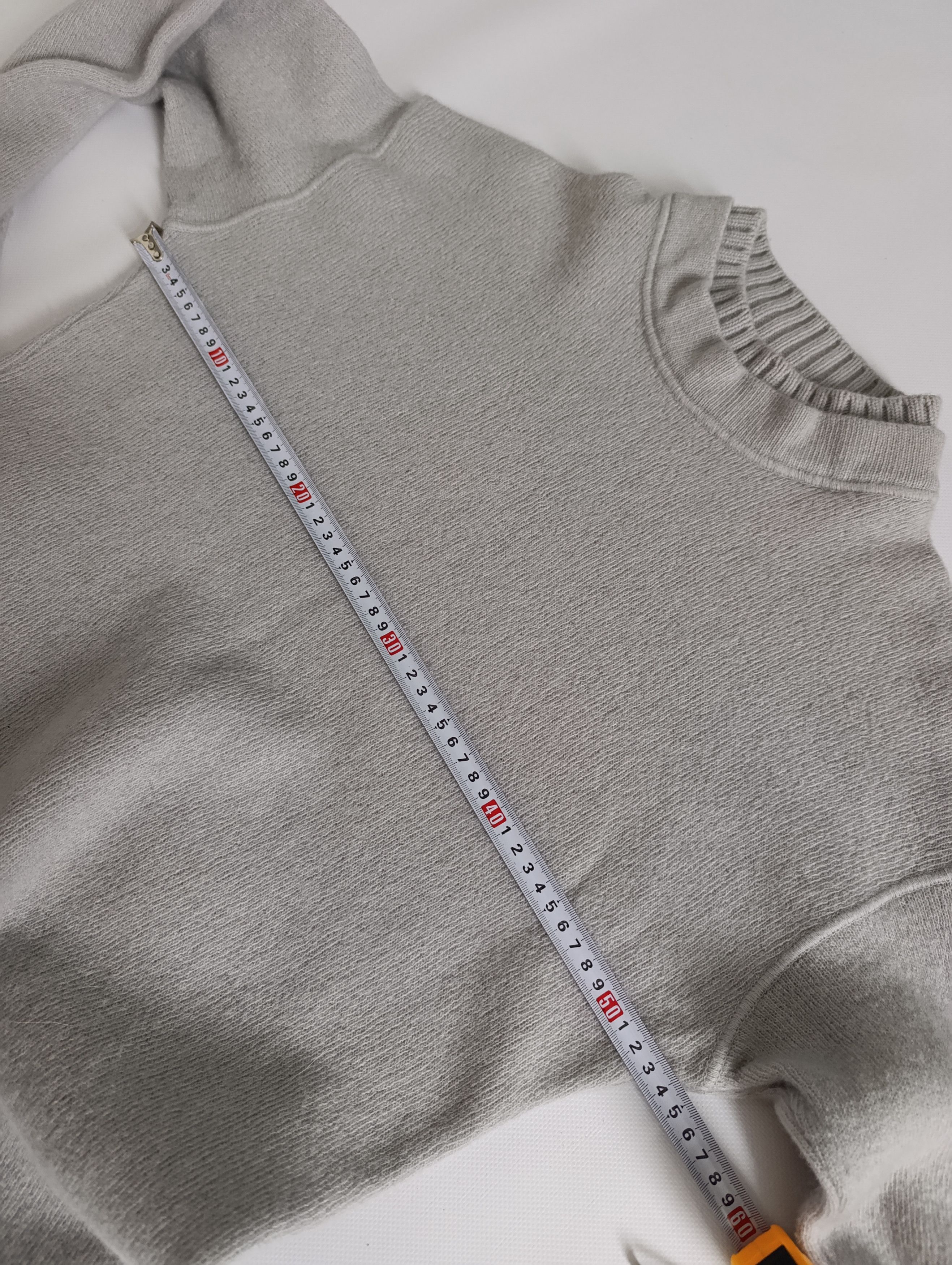 Stone Island STONE ISLAND PATCH BLACK-CUFF HIGH-NECK VINTAGE SWEATER Size US XL / EU 56 / 4 - 24 Thumbnail