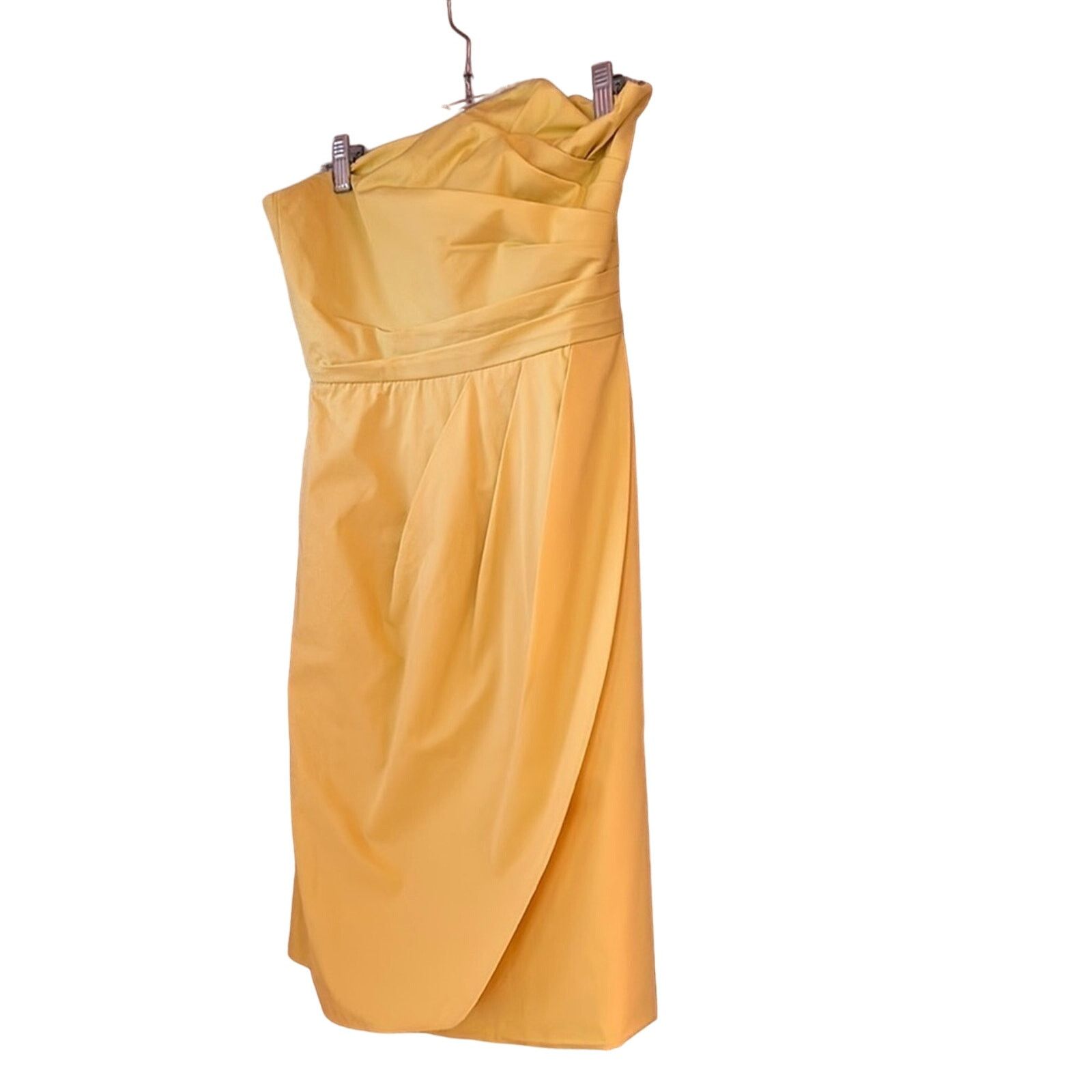 J.Crew J Crew Yellow Sleeveless Mini Dress Size S / US 4 / IT 40 - 3 Thumbnail