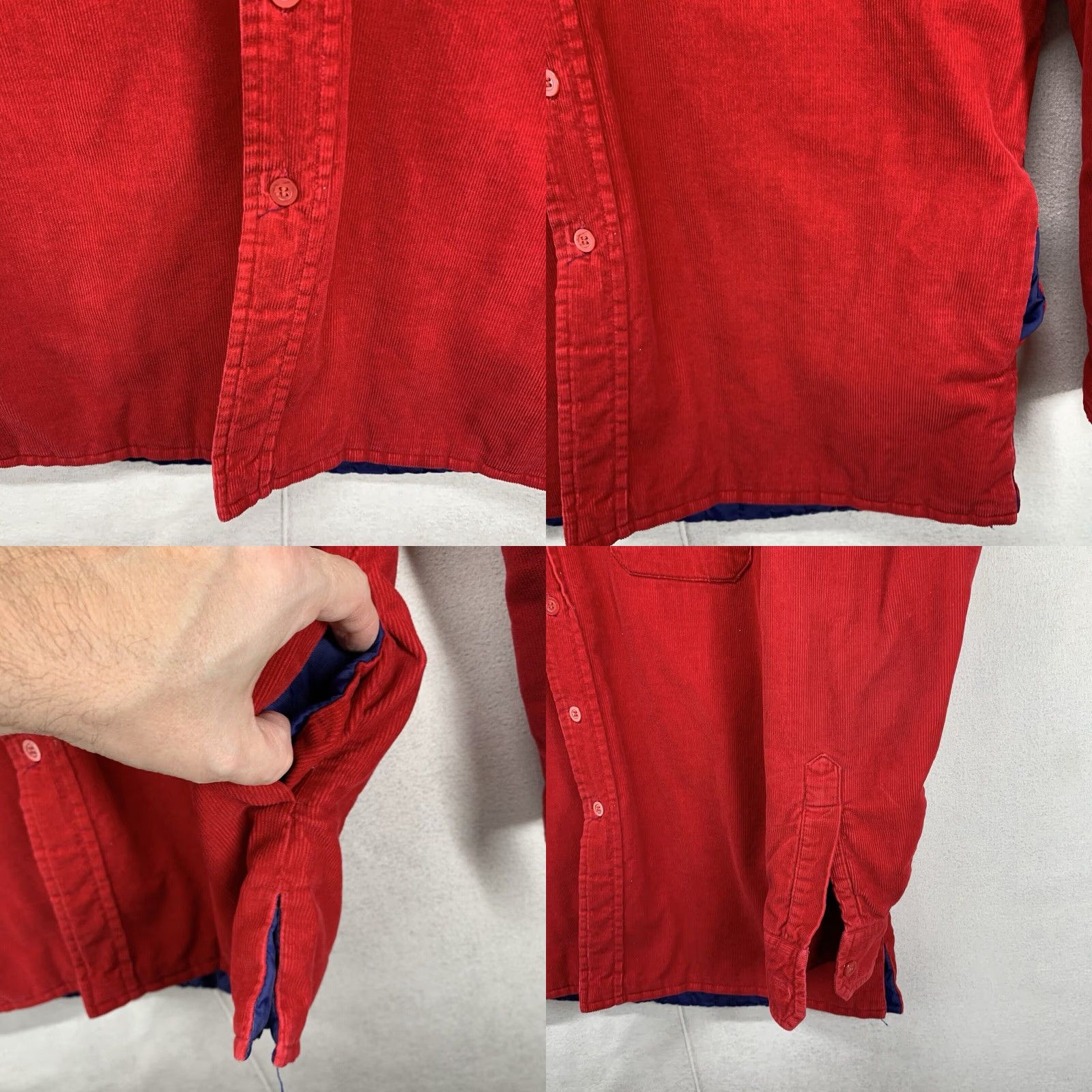 Vintage VINTAGE Sportswear by Country Touch Corduroy Button-Up Shirt Men’s Medium Red 70s Grunge Rock Size US M / EU 48-50 / 2 - 8 Thumbnail