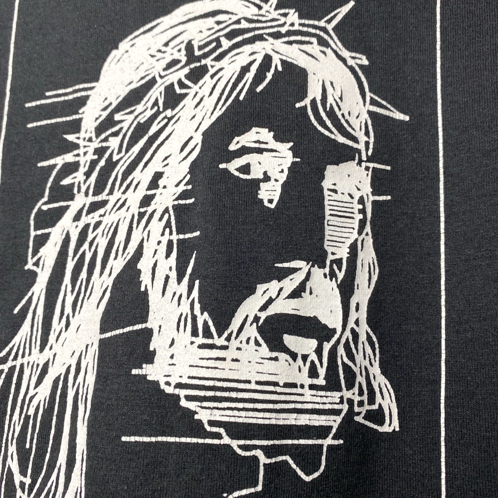 Vintage VINTAGE Best T-Shirt Jesus 90s Black XL USA Made Single Stitch Mens Shirt Size US XL / EU 56 / 4 - 3 Thumbnail