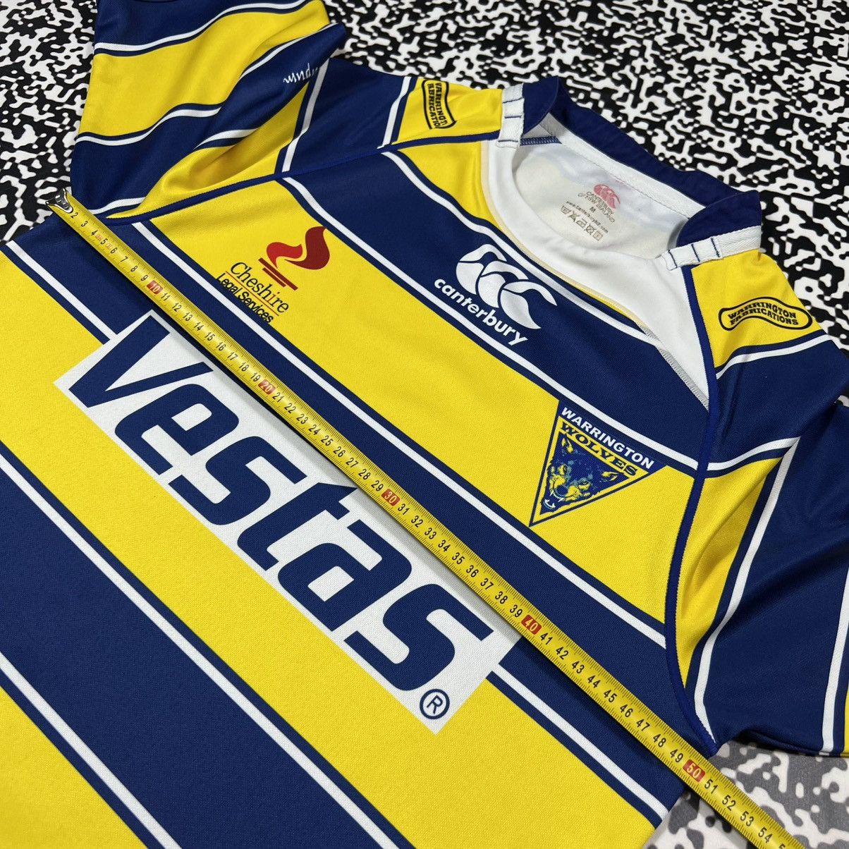 Canterbury of New Zealand Vintage Y2K Warrington Wolves Elliott Rugby Jersey Retro Size US M / EU 48-50 / 2 - 20 Thumbnail