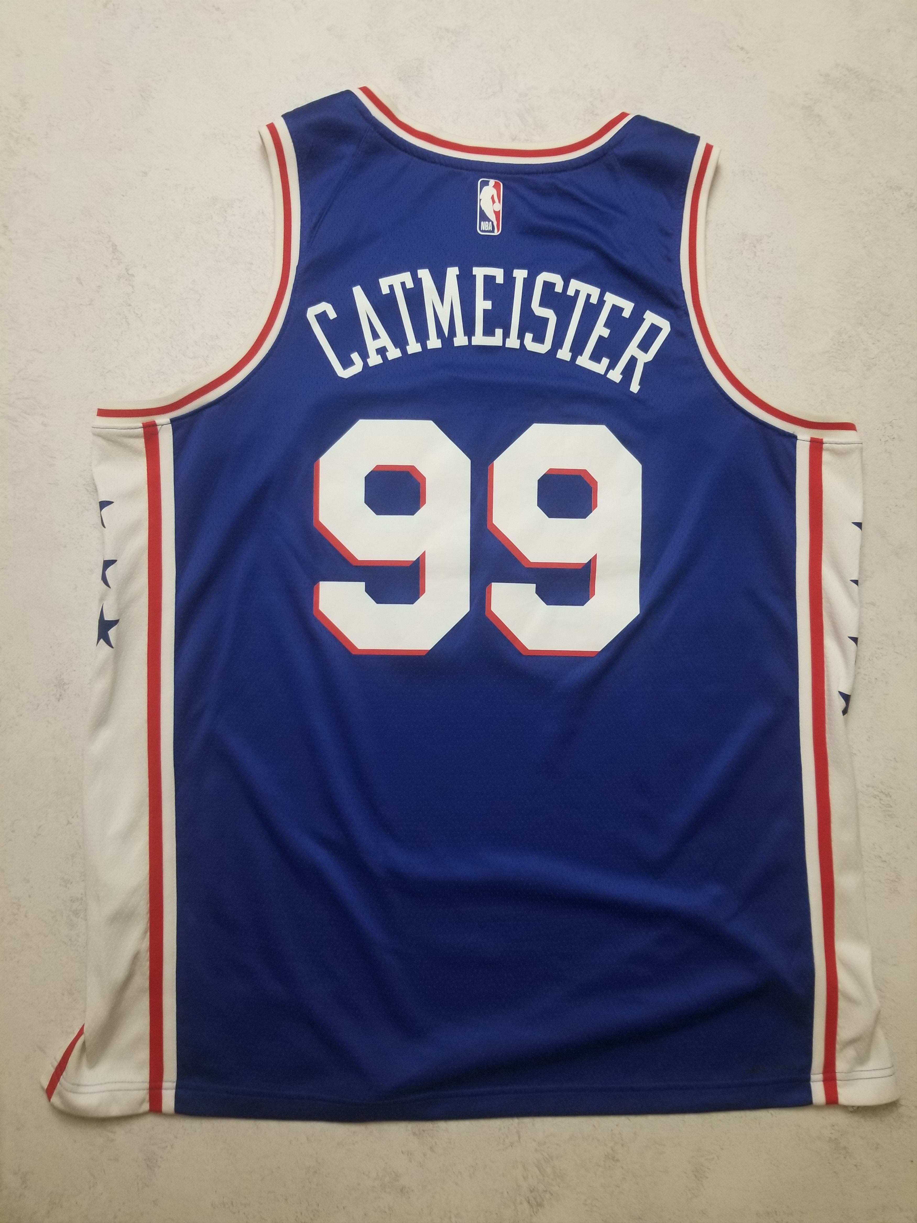 Nike Philadelphia 76ers Icon Edition #99 Catmeister Jersey Size US XL / EU 56 / 4 - 2 Thumbnail