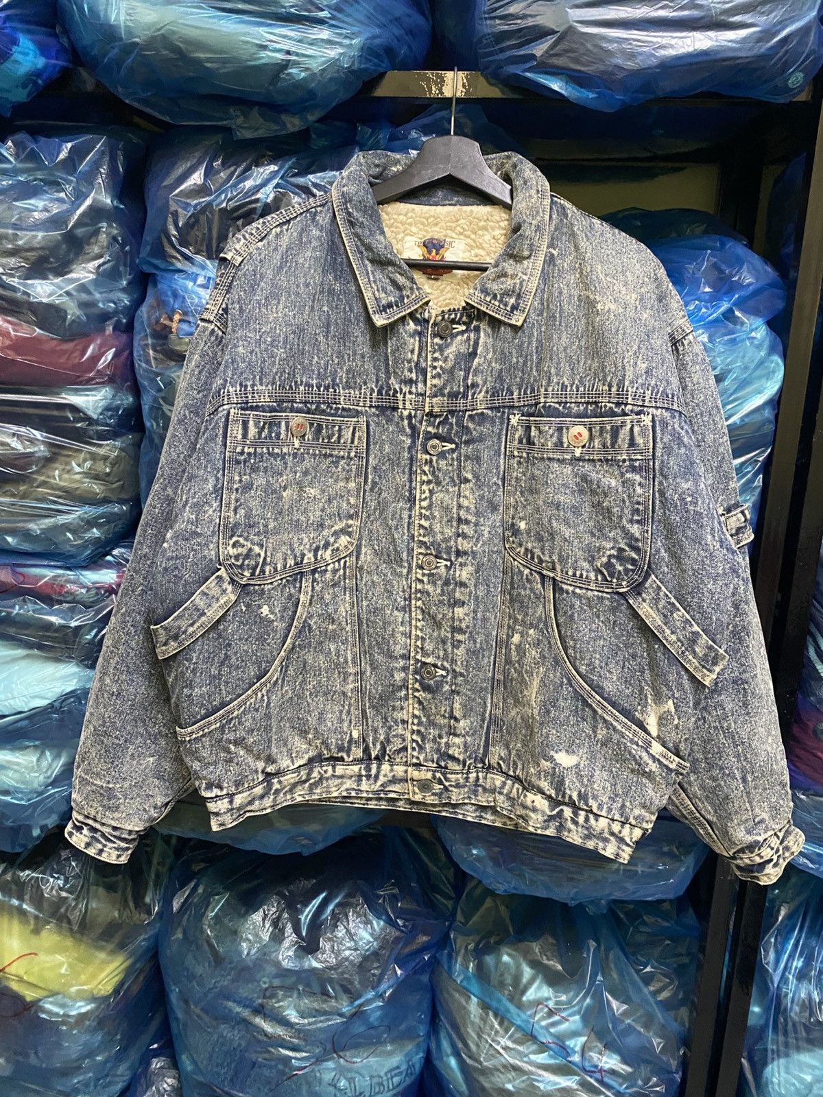 Other VINTAGE 80S KING JONATHAN DENIM SHERPA LINING JACKET Size US L / EU 52-54 / 3 - 1 Thumbnail