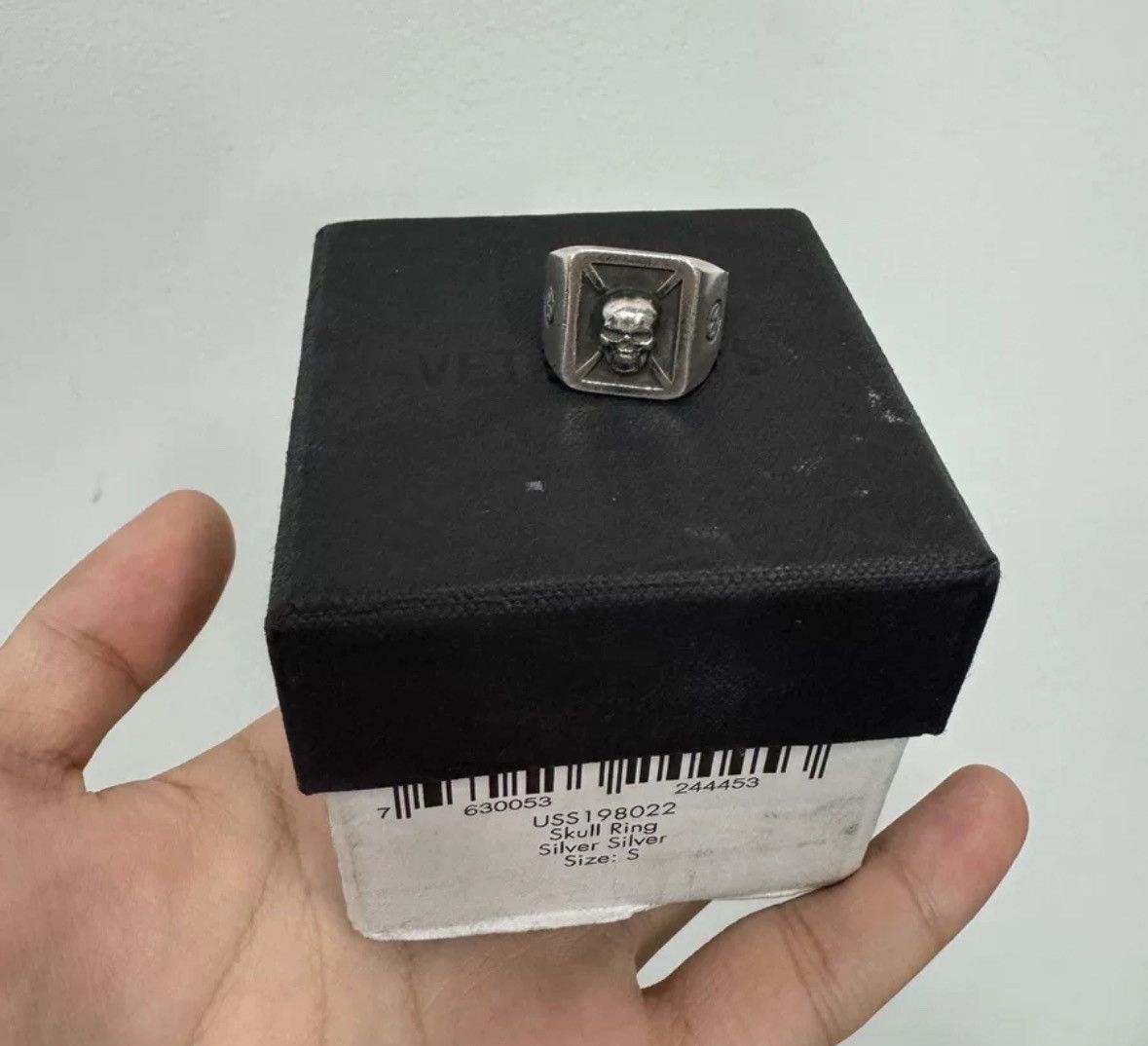 Vetements Vetements 19SS Skull 925 Silver Skull Ring2412-Nextarrow Size ONE SIZE - 3 Thumbnail