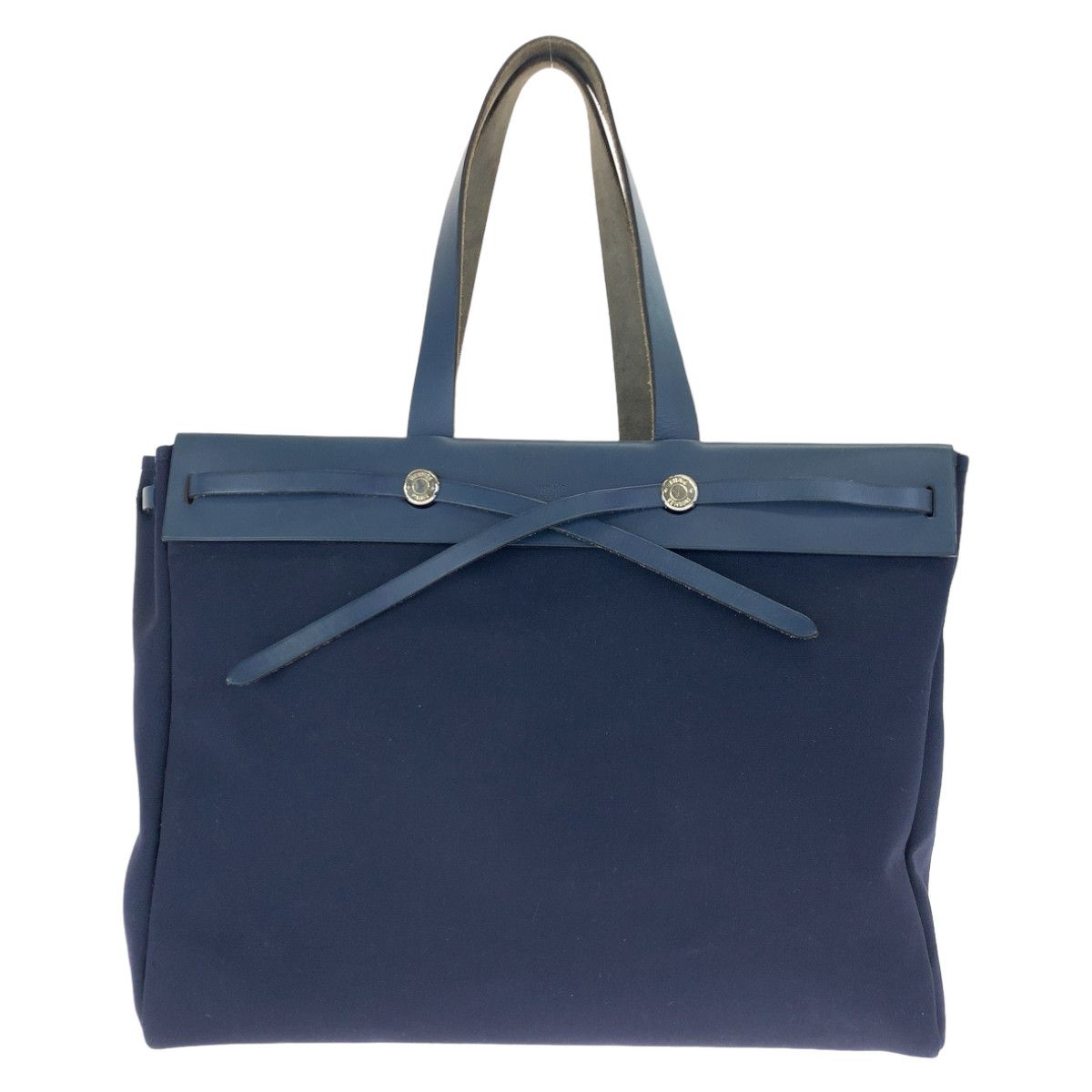 Hermes Hermes Hermes Canvas/Leather Aile Bag Cabas GM Tote Bag Canvas Tote Bag in Great Condition Size ONE SIZE - 1 Thumbnail