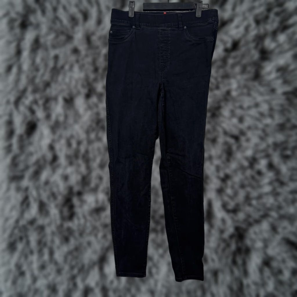 Spanx Spanx Jeans Womens L Tall Black High Rise Slim Stretch Shaping Jegging 31x29 Size 36" / US 14 / IT 50 - 1 Thumbnail