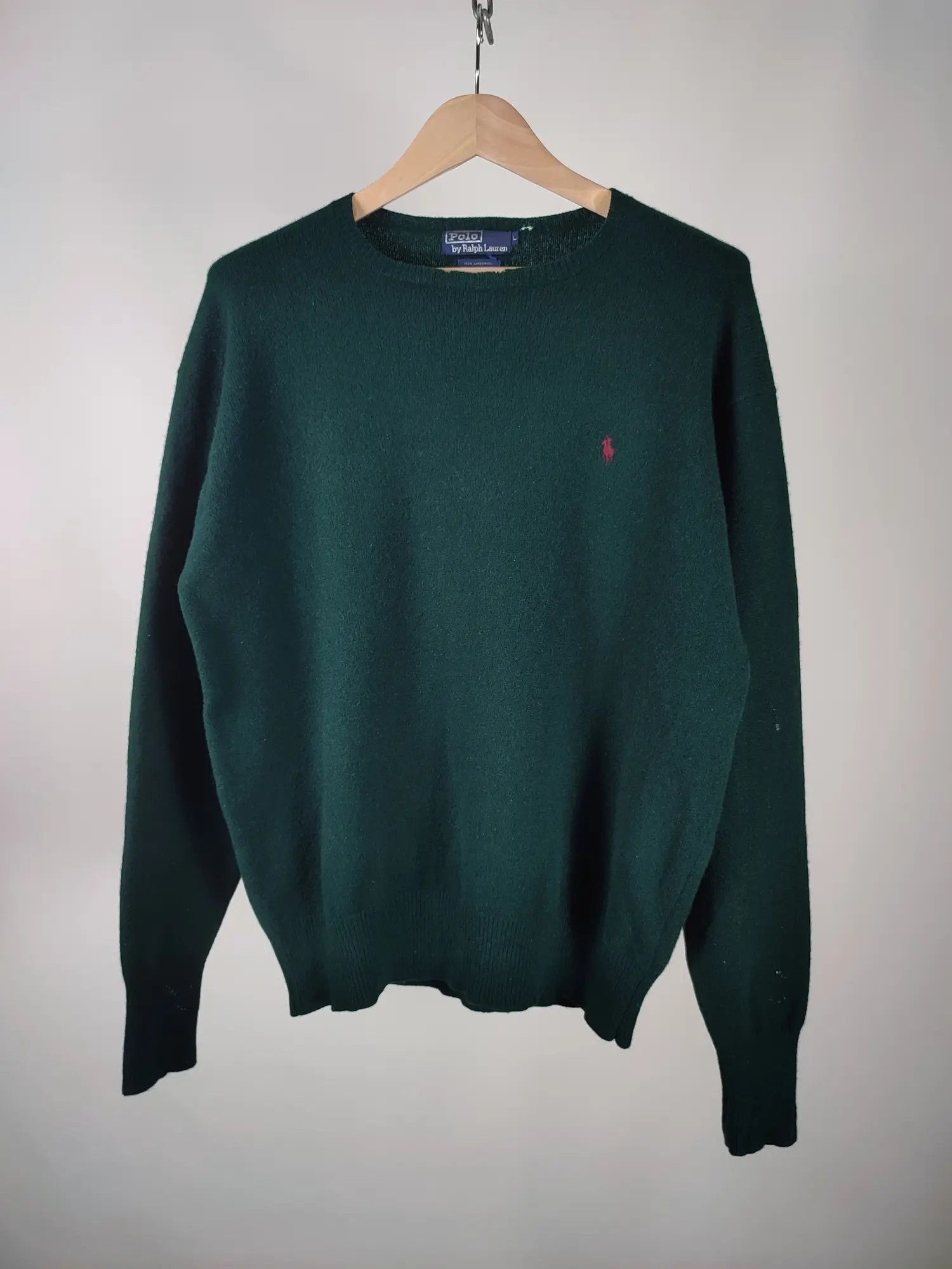 Polo Ralph Lauren Vintage Polo Ralph Lambswool Paint Soft Sweater Size US L / EU 52-54 / 3 - 10 Thumbnail