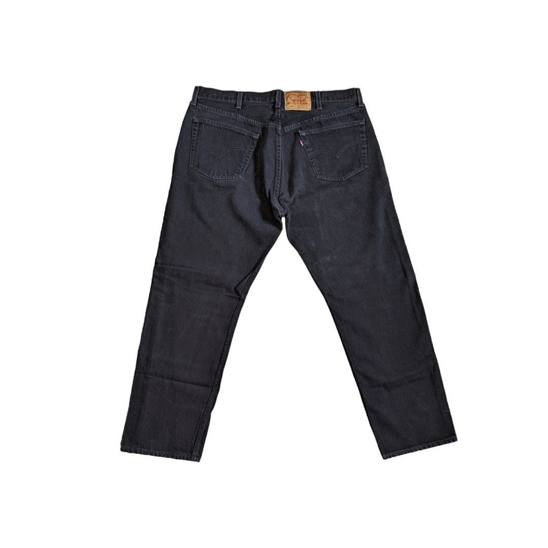 Levi's × Levi's Vintage Clothing × Vintage Vintage Y2K Levi 501 Jeans Black Faded Made in USA Mens 42 Size US 42 / EU 58 - 2 Thumbnail