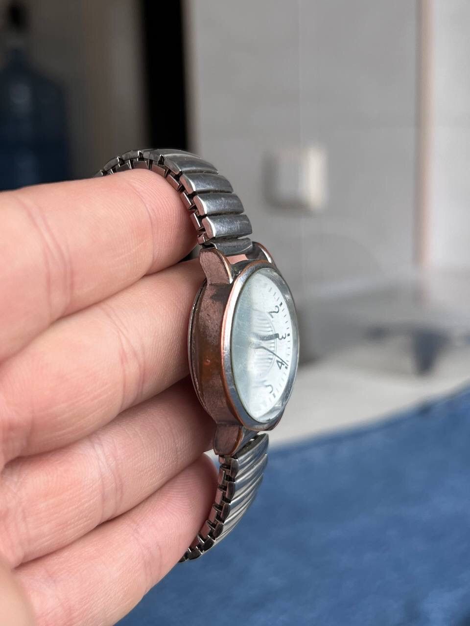 Vintage Vintage Chrome bracelet watch vintage avantgarde futuristic Size ONE SIZE - 5 Thumbnail