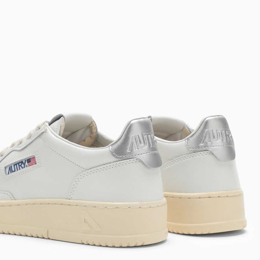 AUTRY o1d2blof0824 Low-Top Trainers in White & Silver Size US 11 / IT 41 - 5 Thumbnail
