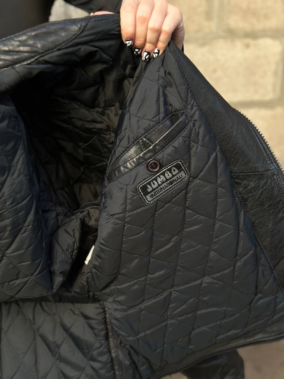 Genuine Leather VTG Moto Leather Jacket Size M Y2K Western 00s USA Hype Tren Size US L / EU 52-54 / 3 - 14 Thumbnail
