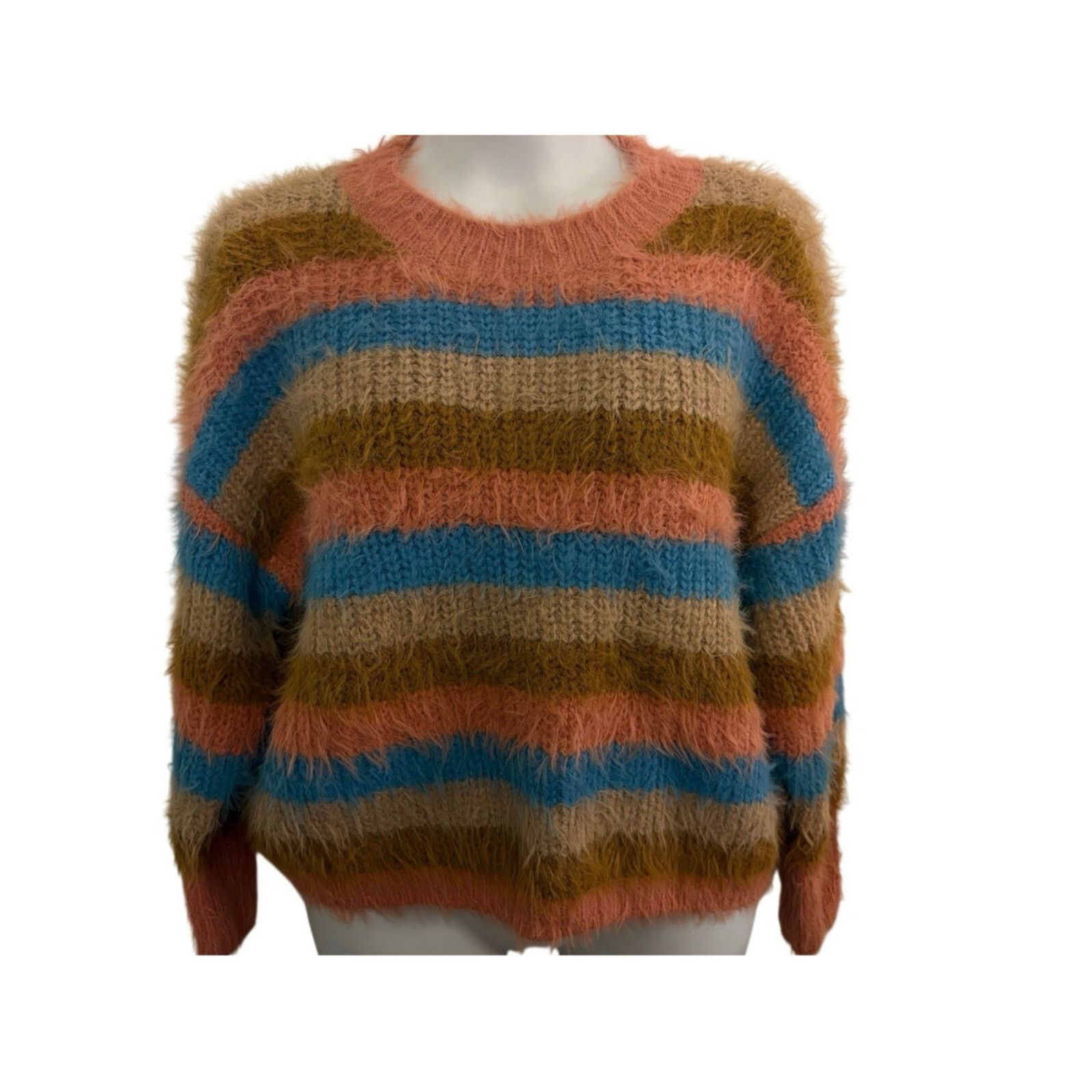 Etro Entro Chunky Striped Sweater. Fits Size Large Size L / US 10 / IT 46 - 1 Thumbnail