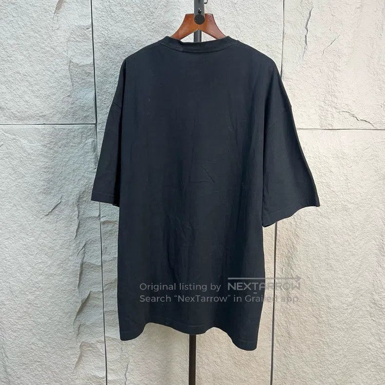 Balenciaga Balenciaga Classic Buckle Print Black Short Sleeve Size US XXS / EU 40 - 2 Thumbnail