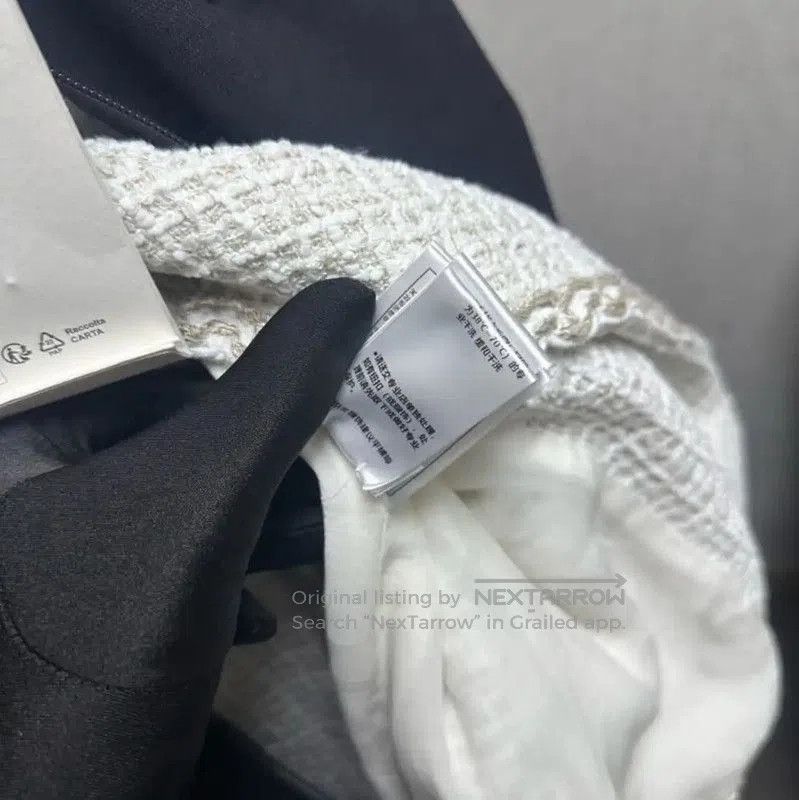 Chanel Chanel White Cotton Long Sleeve Cardigan . Size XL / US 12-14 / IT 48-50 - 7 Thumbnail