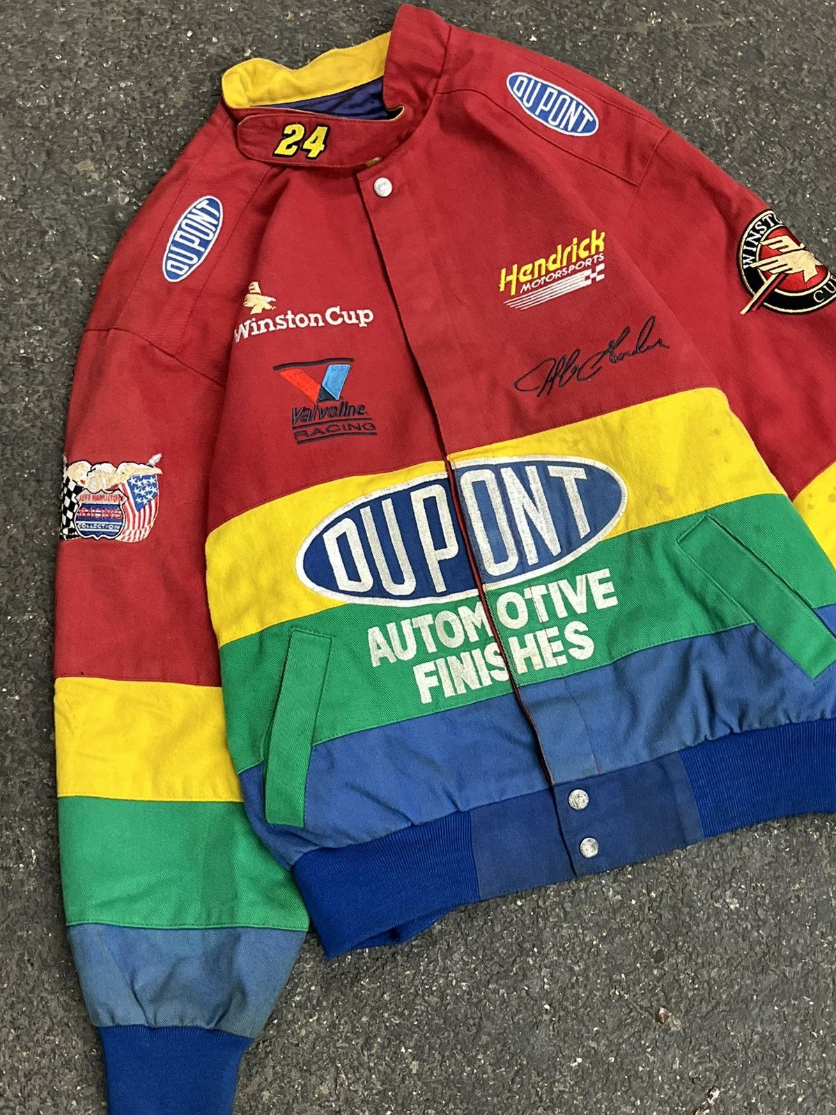 Jeff Hamilton × Vintage Nascar racing jacket Jeff Hamilton rare streetwear hype 90s Size US L / EU 52-54 / 3 - 4 Thumbnail