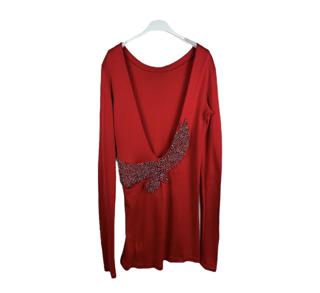 Balmain Archive Balmain FW 2012 eagle bird pearls open back dress Size M / US 6-8 / IT 42-44 - 1 Thumbnail