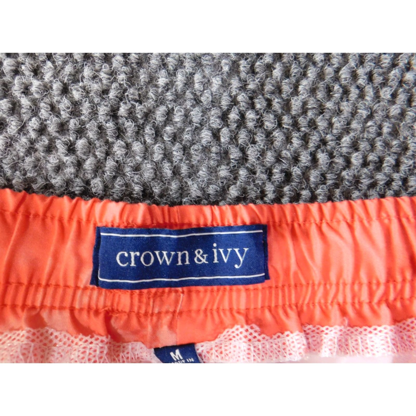 Vintage Crown & Ivy Mens Swimming Trunks Medium Red Trunks Lifeguard Surfing 90s Comfortable Fit Size US 31 - 4 Thumbnail