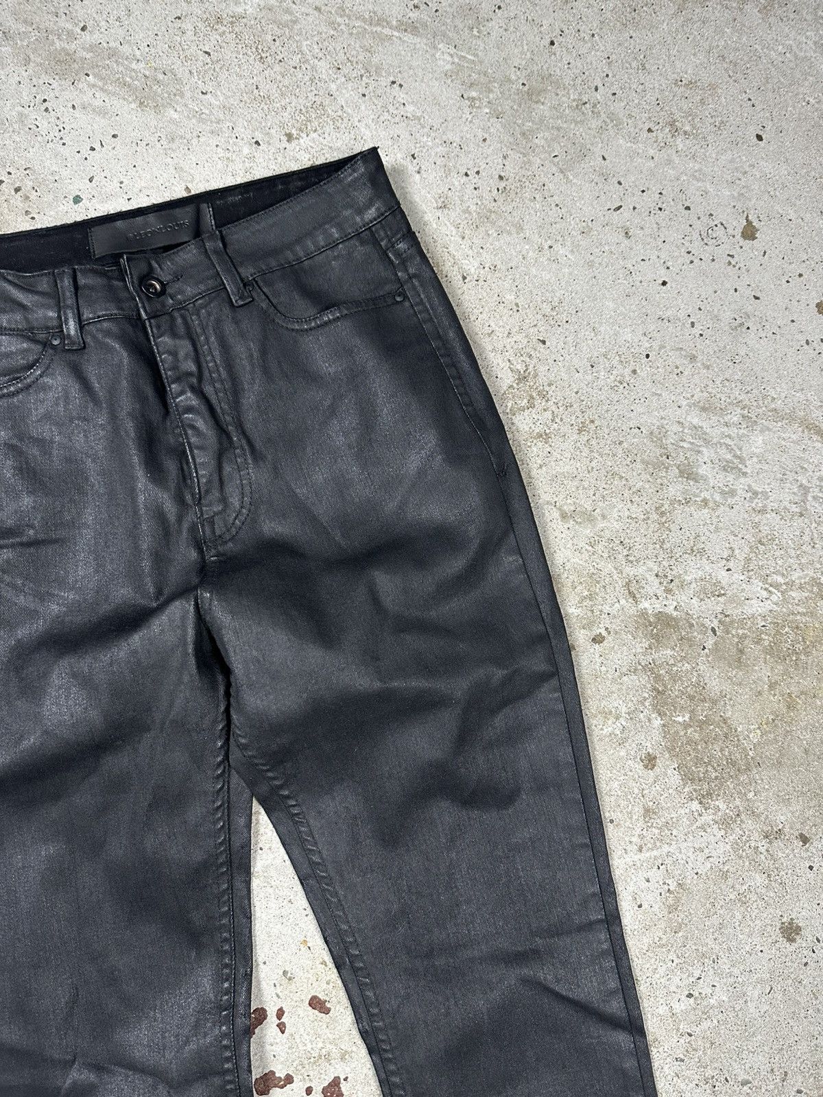 Leon Louis Leon Louis Black Waxed High Waist Skinny Jeans Size US 30 / EU 46 - 6 Thumbnail