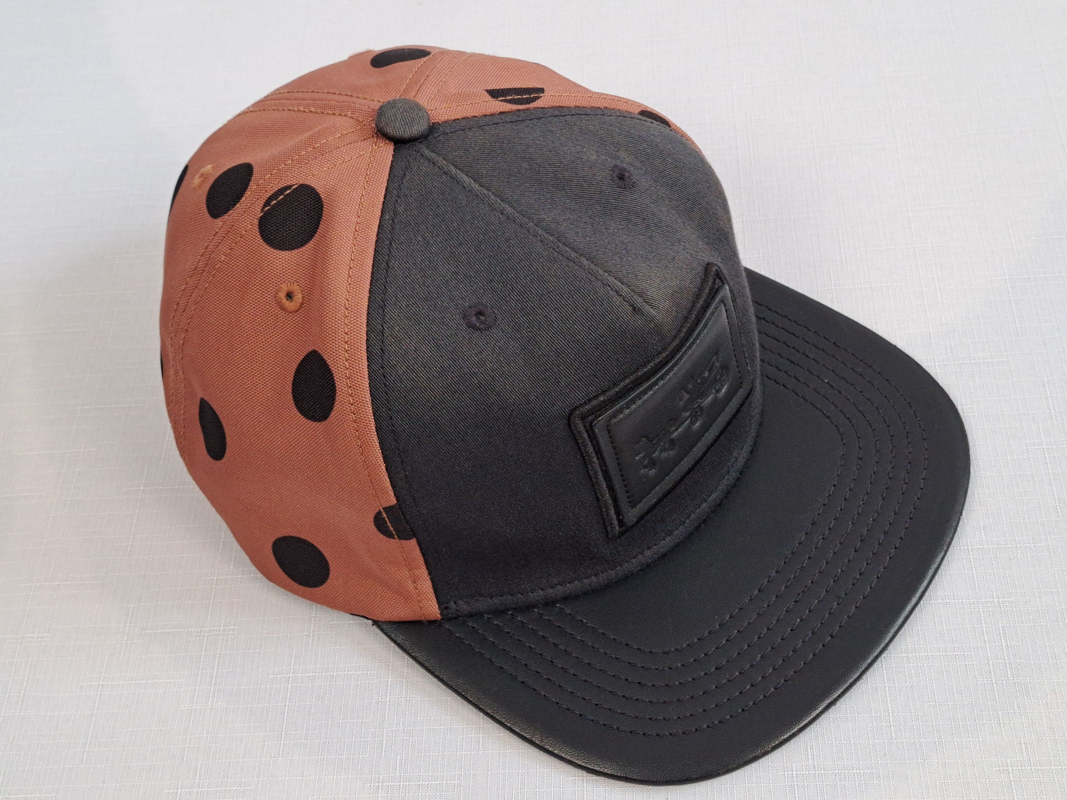 Coach Coach hat/cap with leather details. Size ONE SIZE - 3 Thumbnail