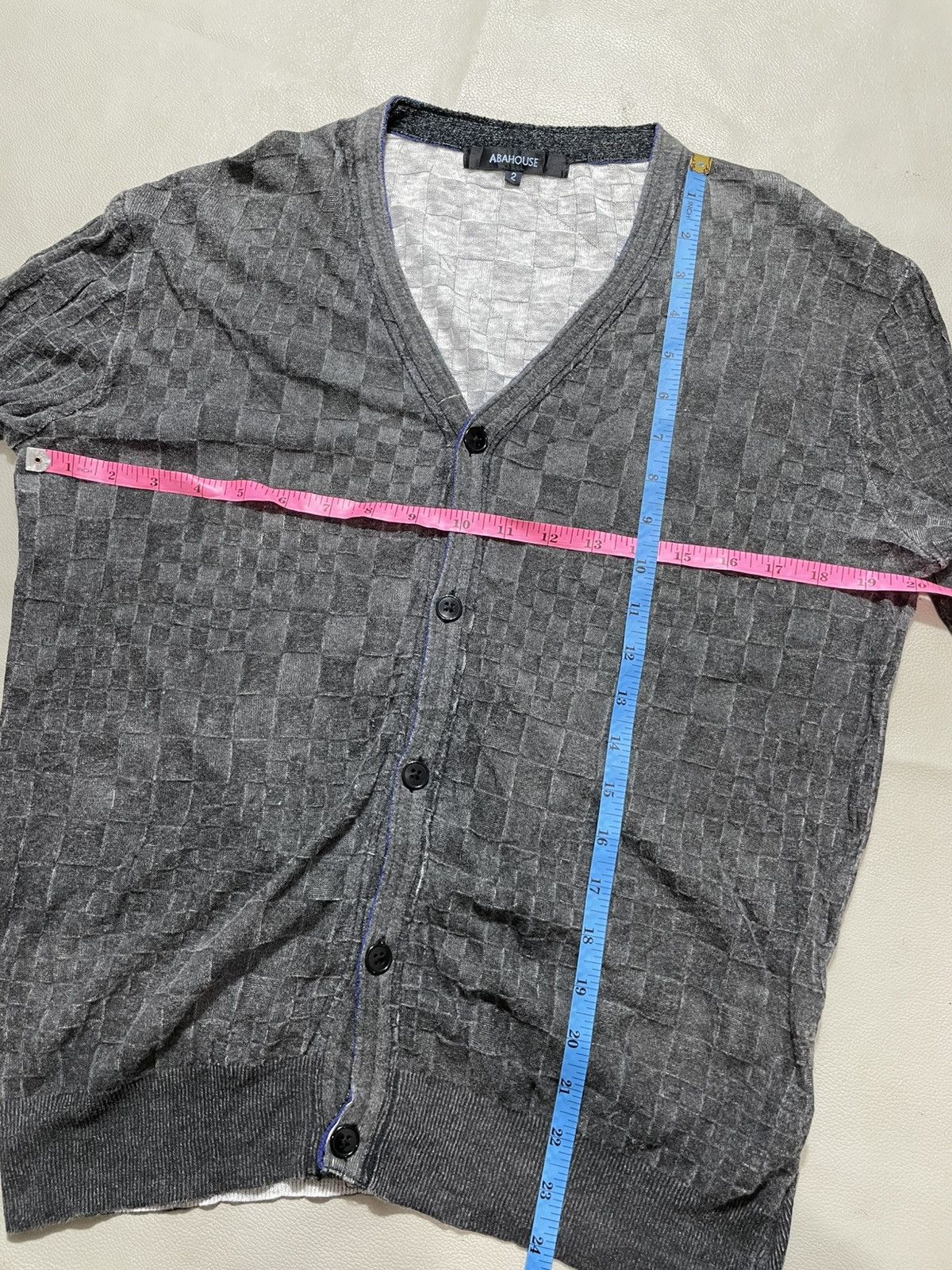 Issey Miyake Stonewash Cardigan Patchwork style Size US S / EU 44-46 / 1 - 7 Thumbnail