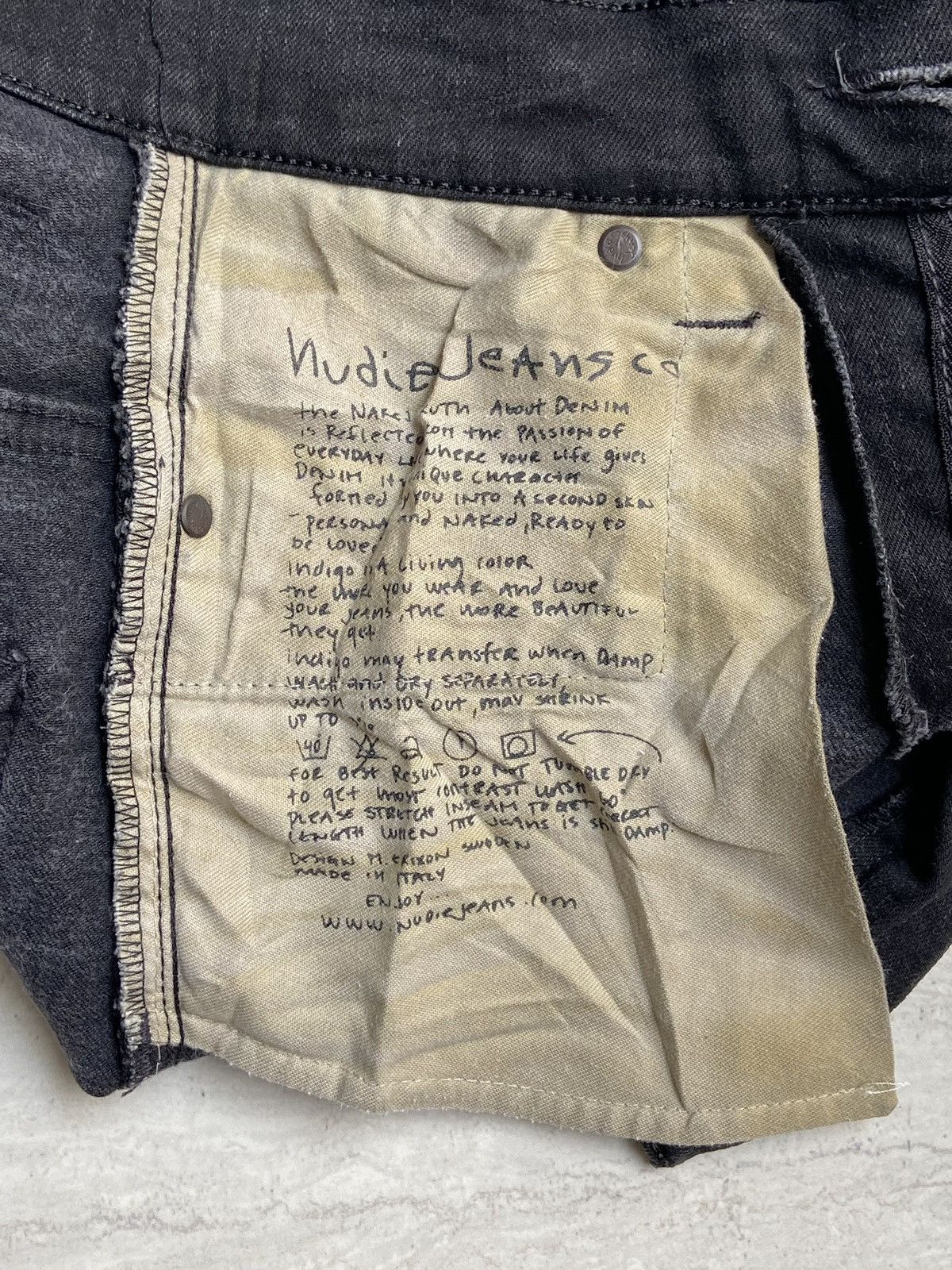 Nudie Jeans NUDIE JEANS CO Slim Long Pants Size US 26 / EU 42 - 15 Thumbnail