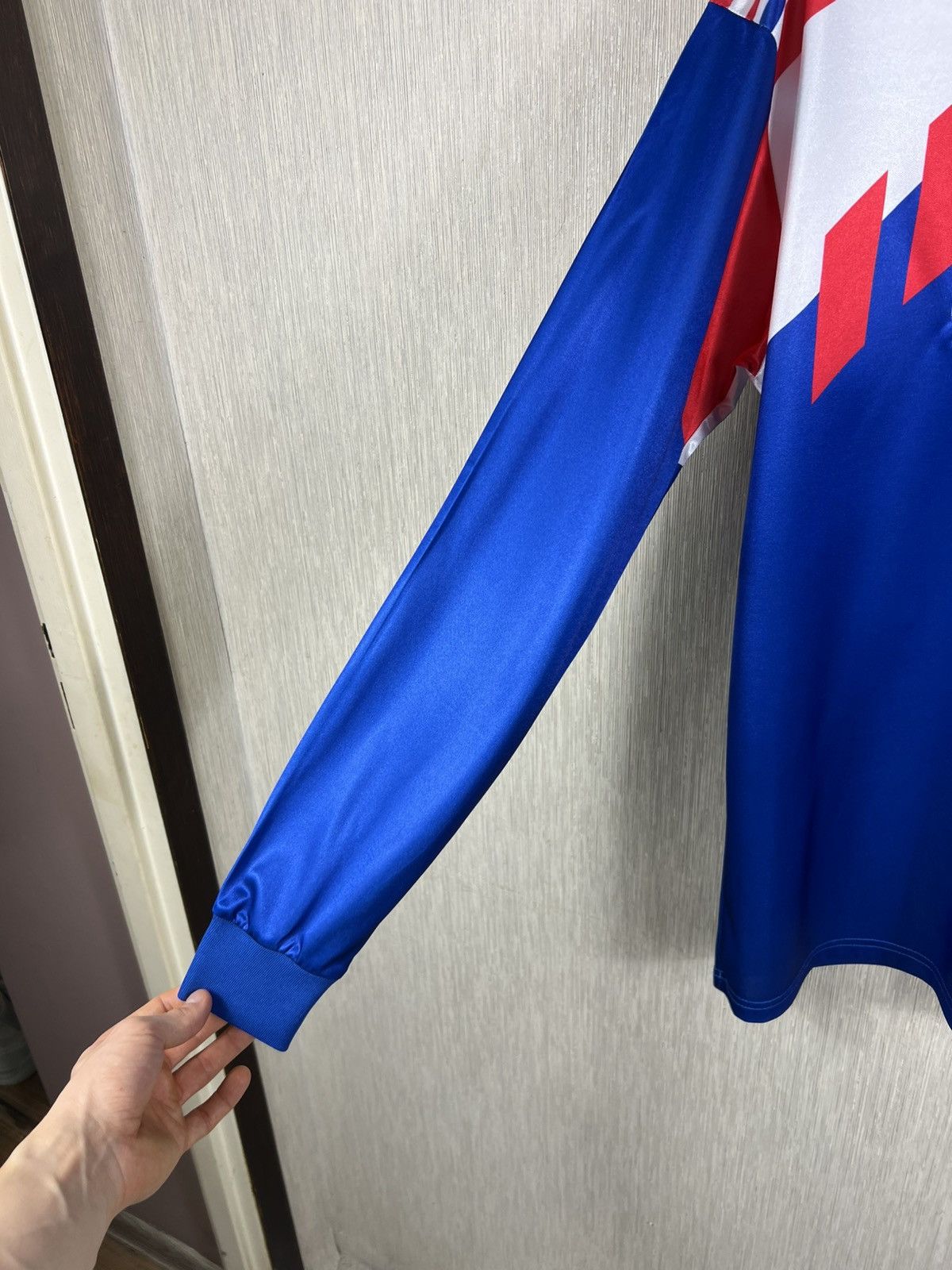 Adidas Vintage 90s Adidas France jersey long sleeve football tee Size US XL / EU 56 / 4 - 16 Thumbnail